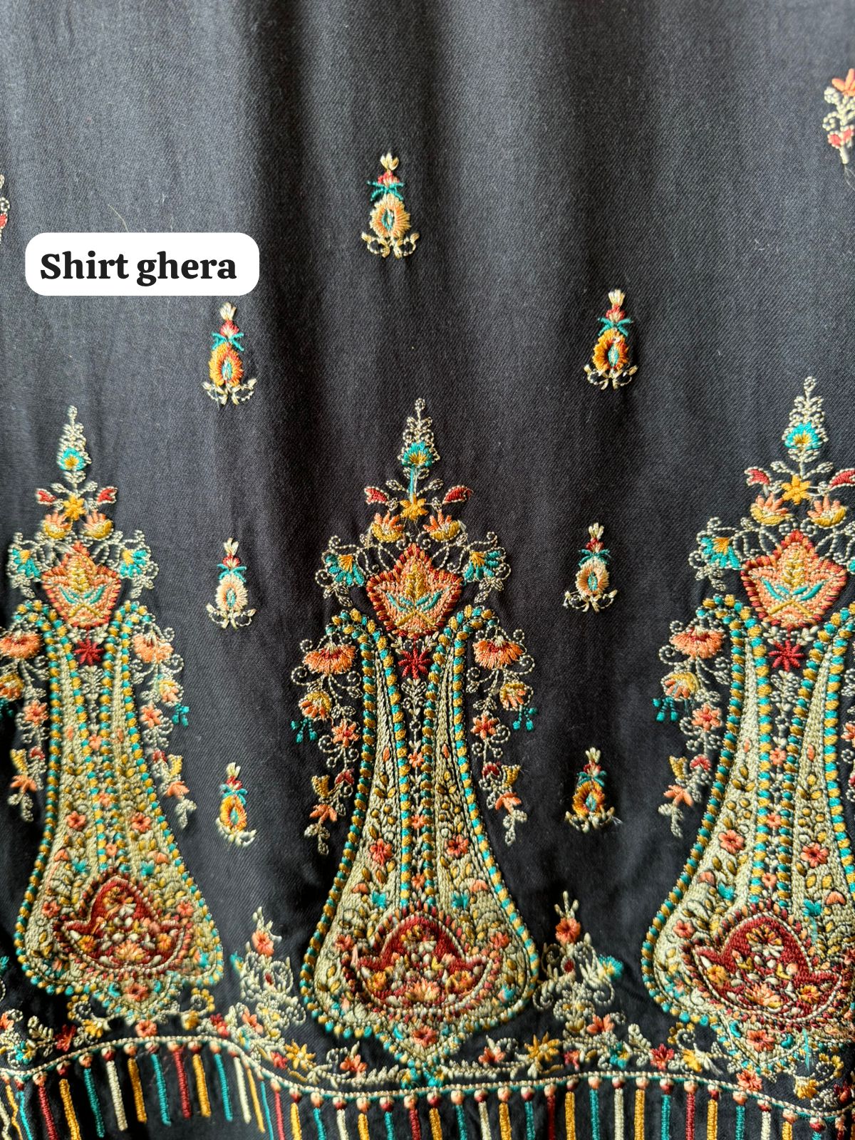 Pashmina unstitched kurta