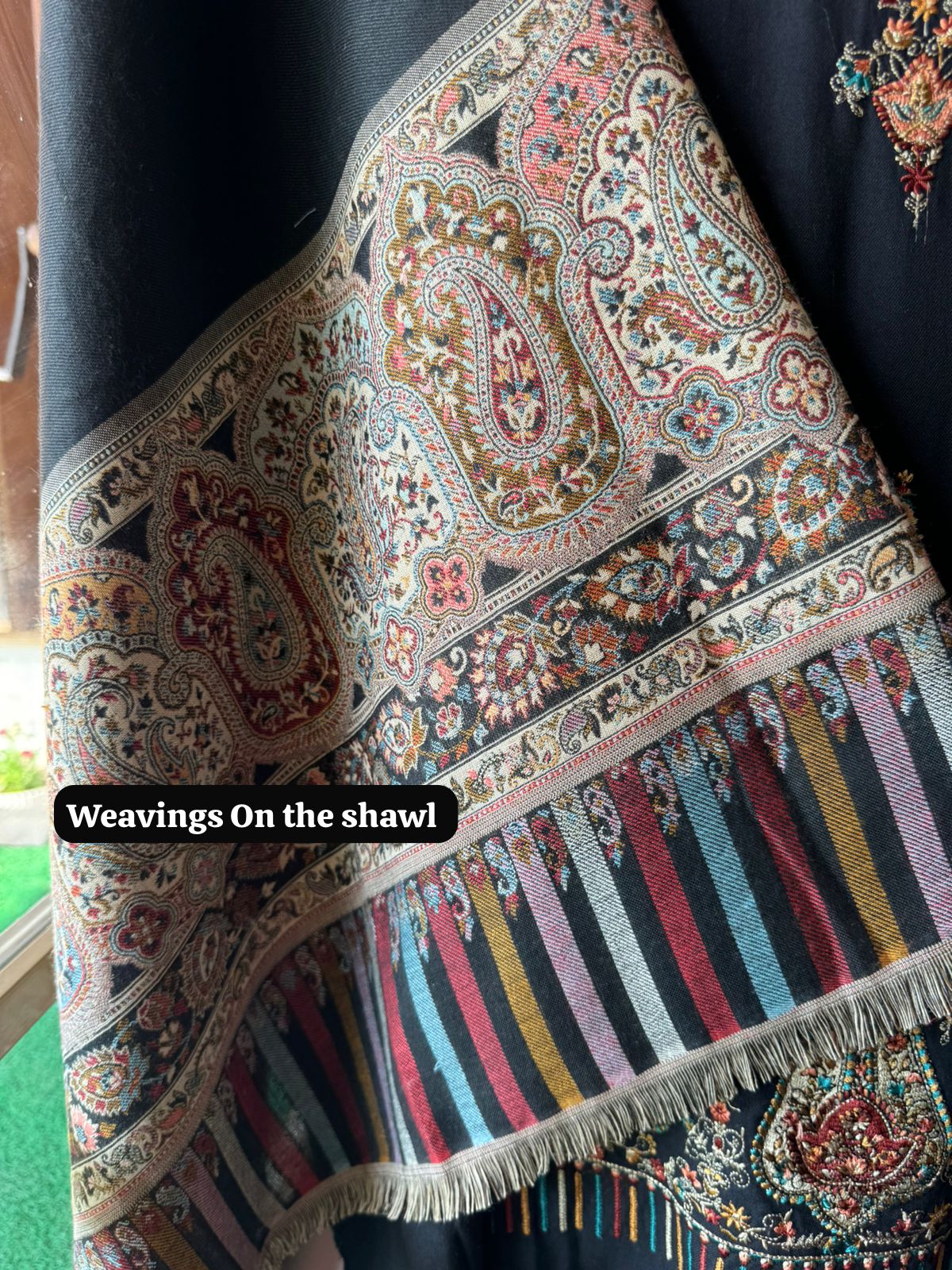 Pashmina unstitched kurta