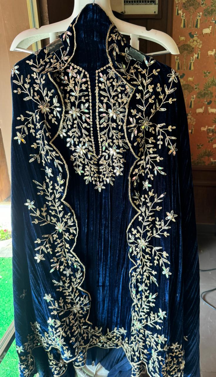 SHOP OUR BEST SELLING CRUSHED VELVET MIRROR WORK SUITS