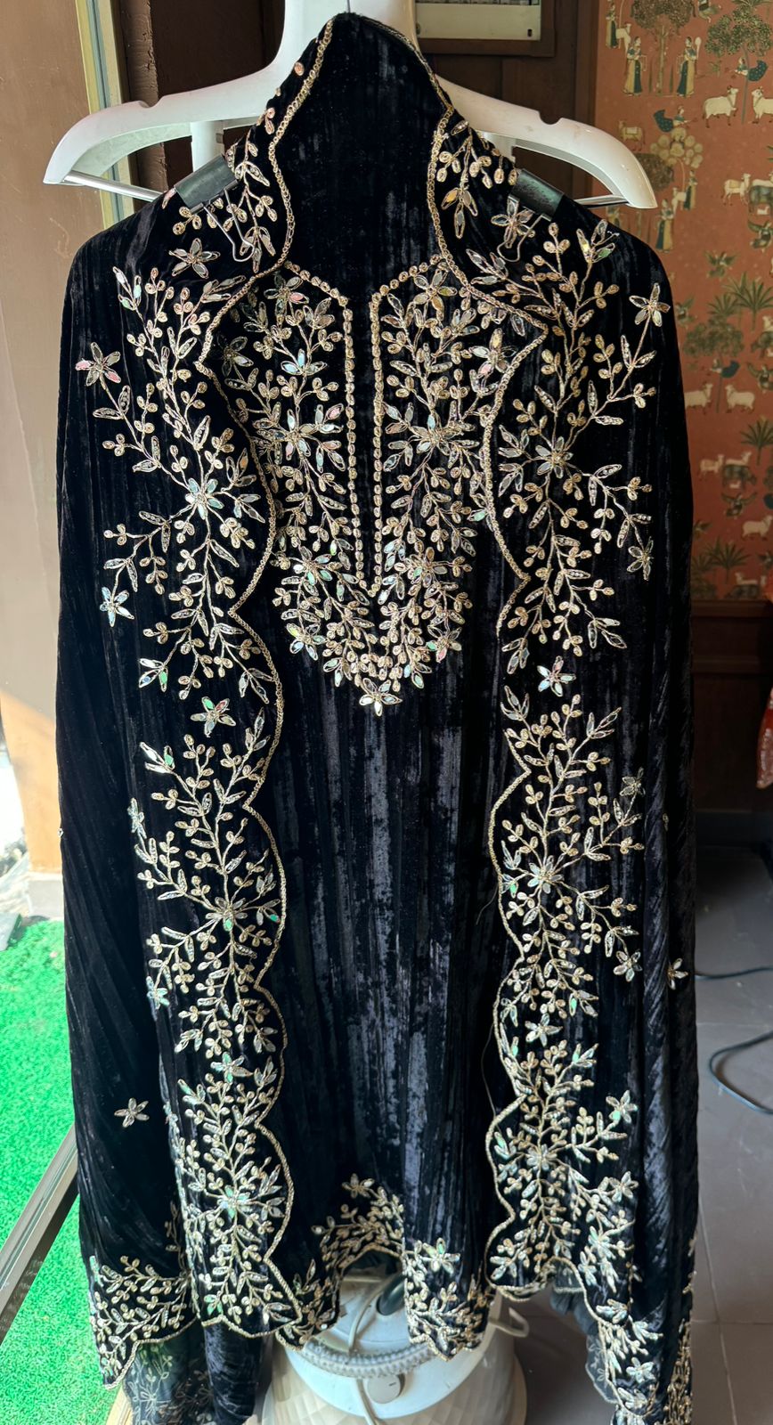 SHOP OUR BEST SELLING CRUSHED VELVET MIRROR WORK SUITS