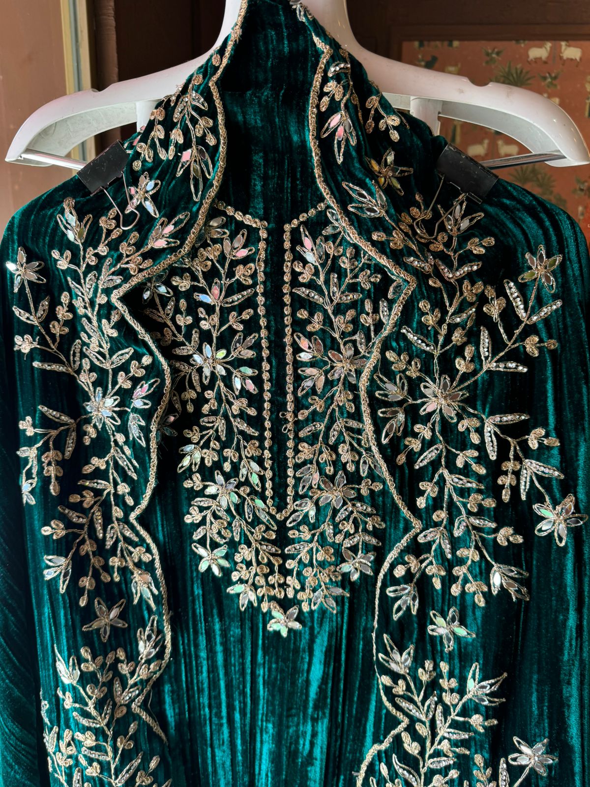 SHOP OUR BEST SELLING CRUSHED VELVET MIRROR WORK SUITS