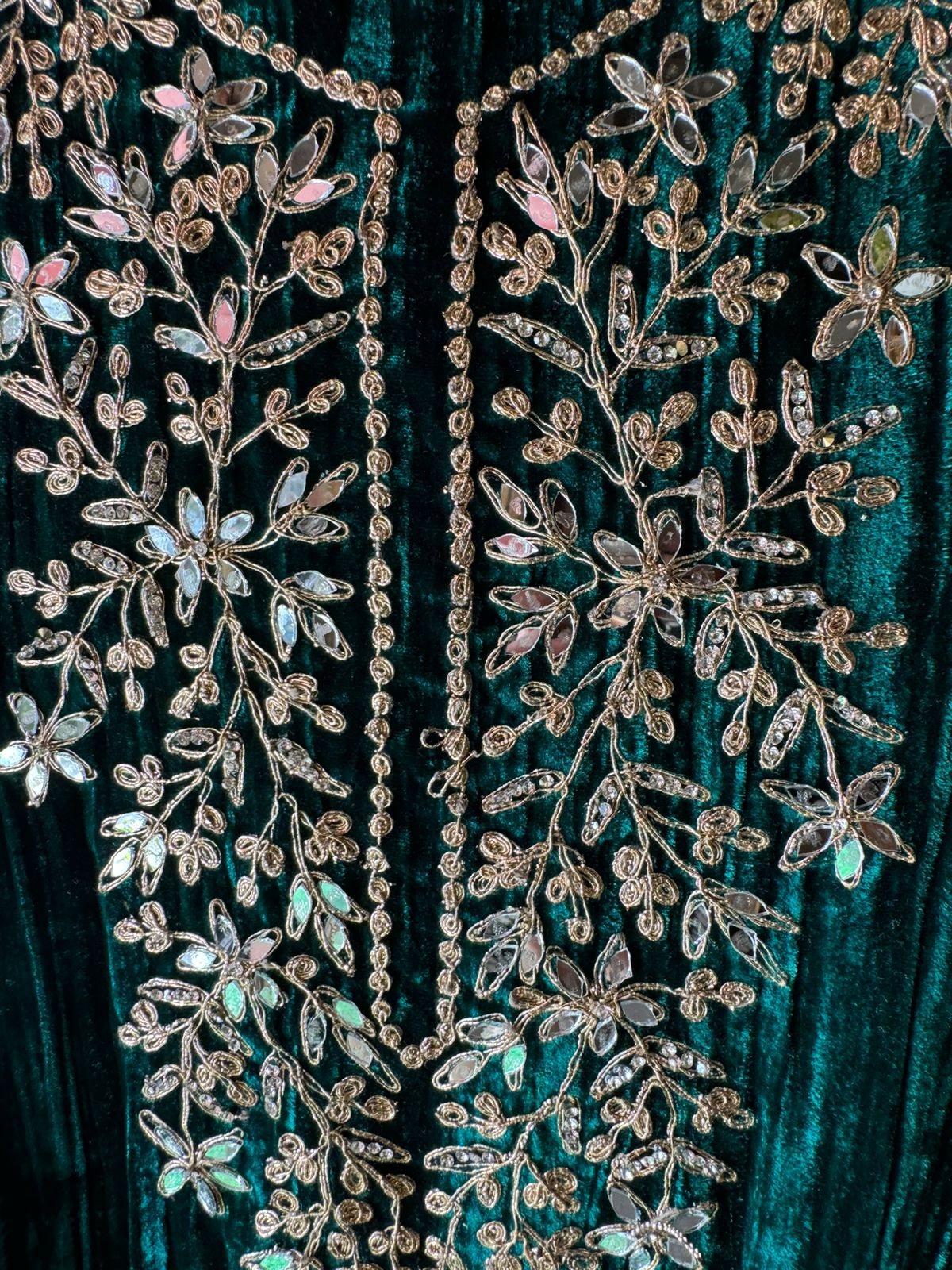 SHOP OUR BEST SELLING CRUSHED VELVET MIRROR WORK SUITS