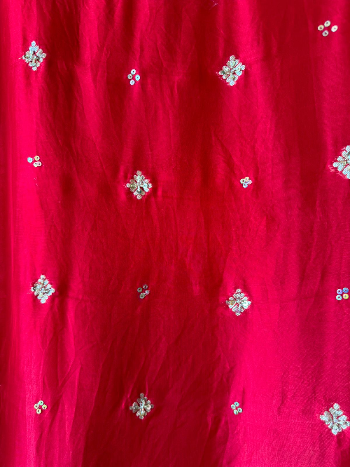 Soft organza Silk Unstitched full size suit