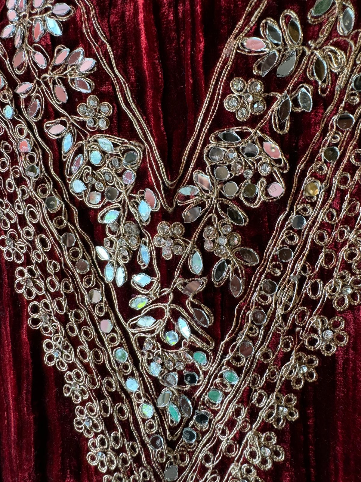 SHOP OUR BEST SELLING CRUSHED VELVET MIRROR WORK SUITS