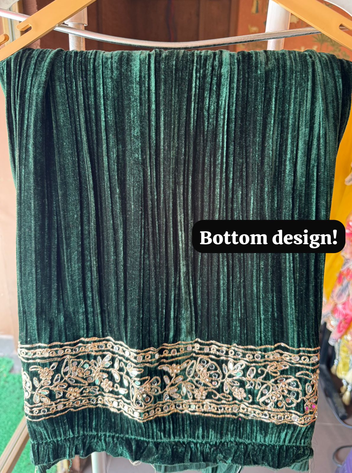 SHOP OUR BEST SELLING CRUSHED VELVET MIRROR WORK SUITS