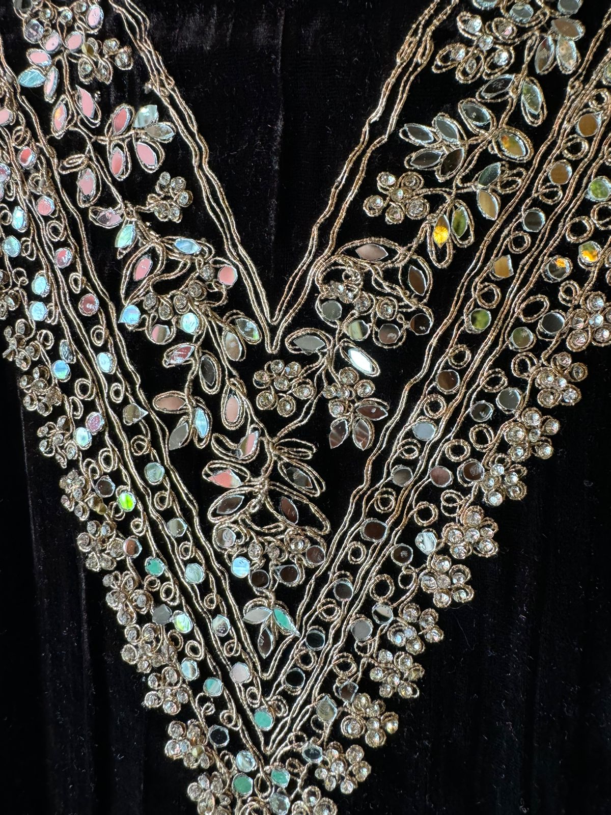 SHOP OUR BEST SELLING CRUSHED VELVET MIRROR WORK SUITS