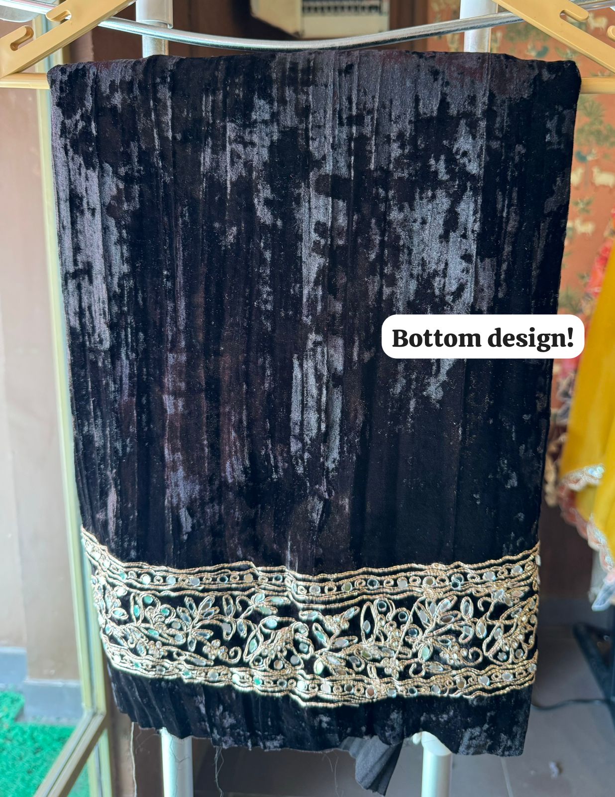 SHOP OUR BEST SELLING CRUSHED VELVET MIRROR WORK SUITS