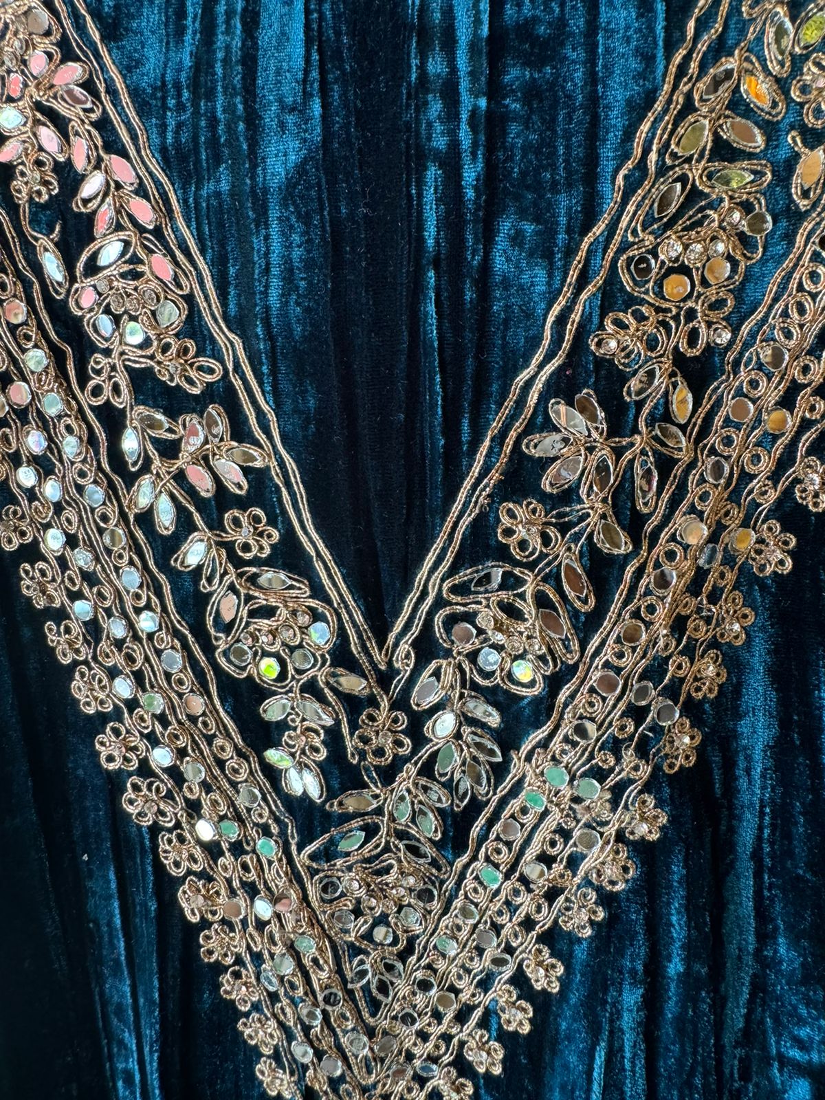 SHOP OUR BEST SELLING CRUSHED VELVET MIRROR WORK SUITS