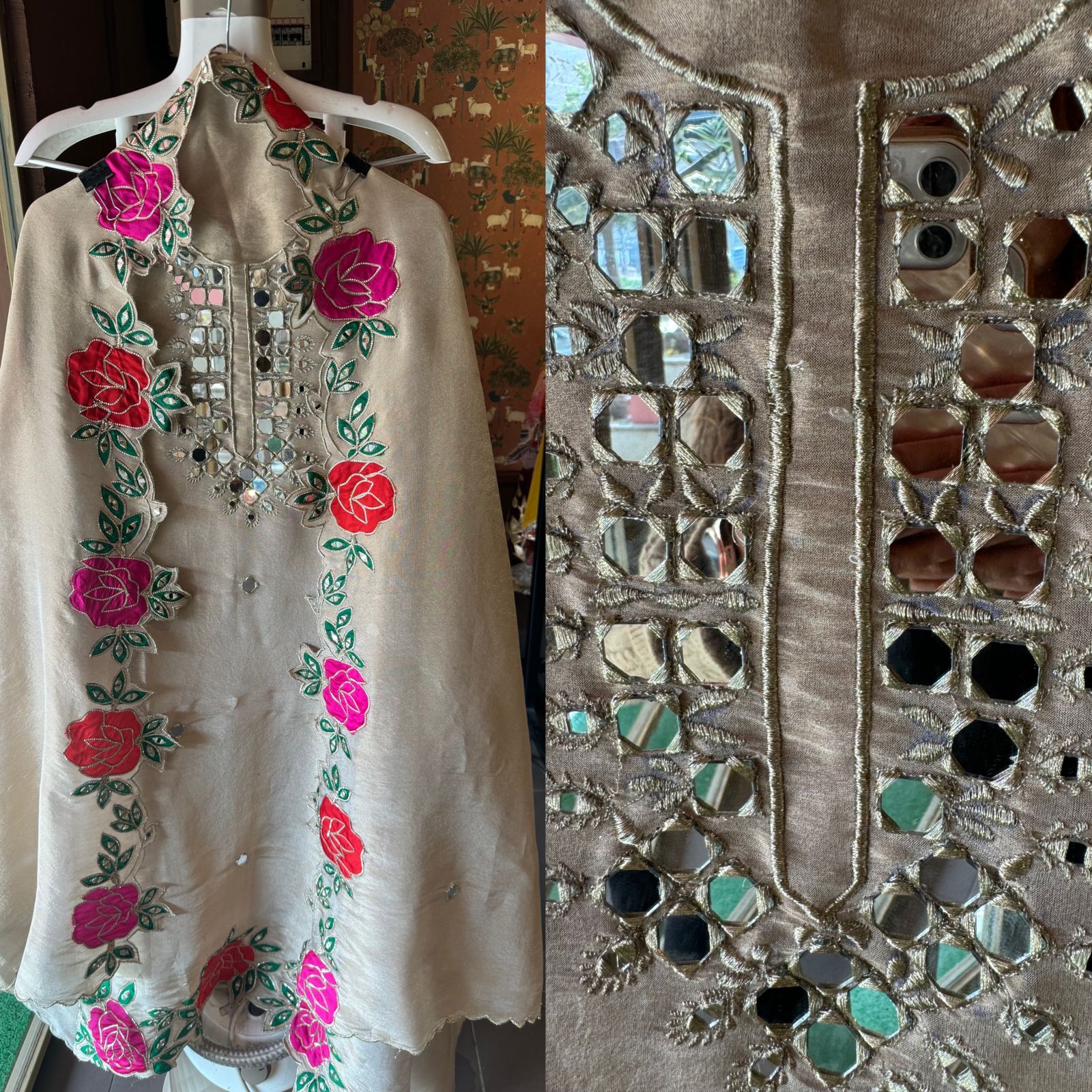 Shimmer tissue Unstitched Full size suit