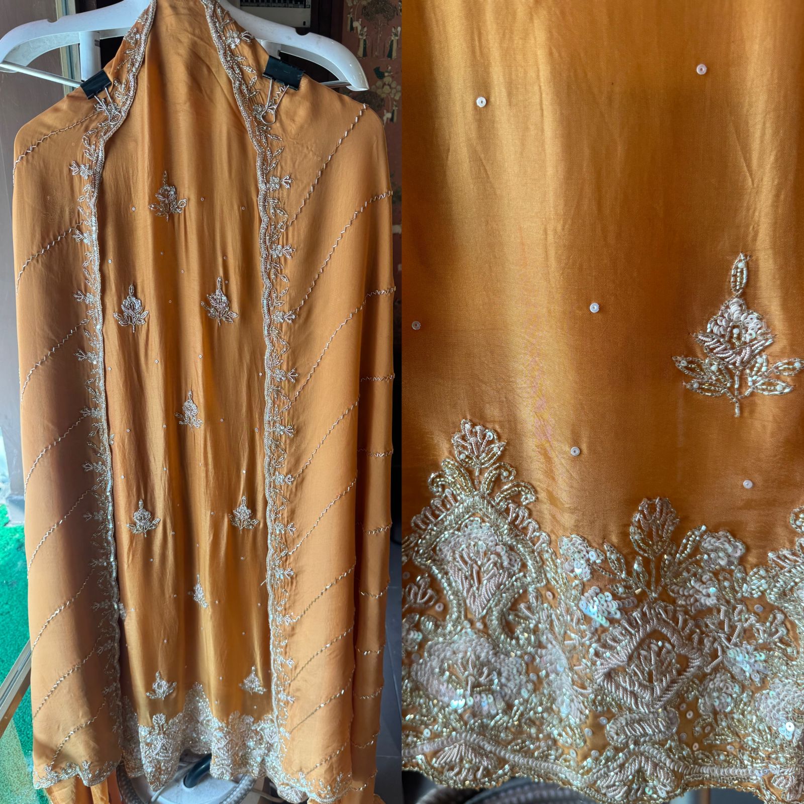 Soft Silk Unstitched shirt