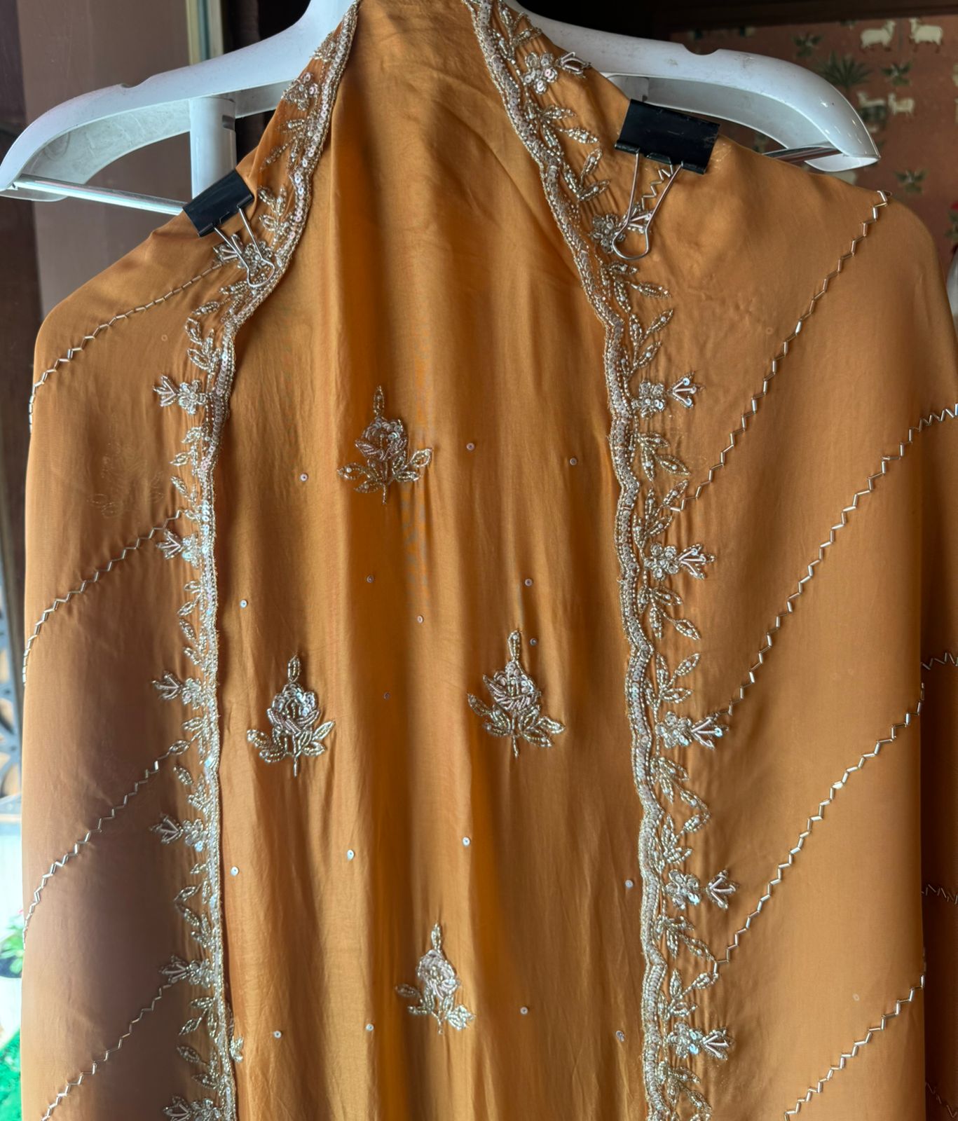 Soft Silk Unstitched shirt