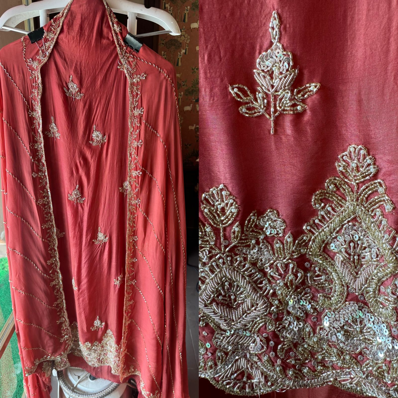 Soft Silk Unstitched shirt