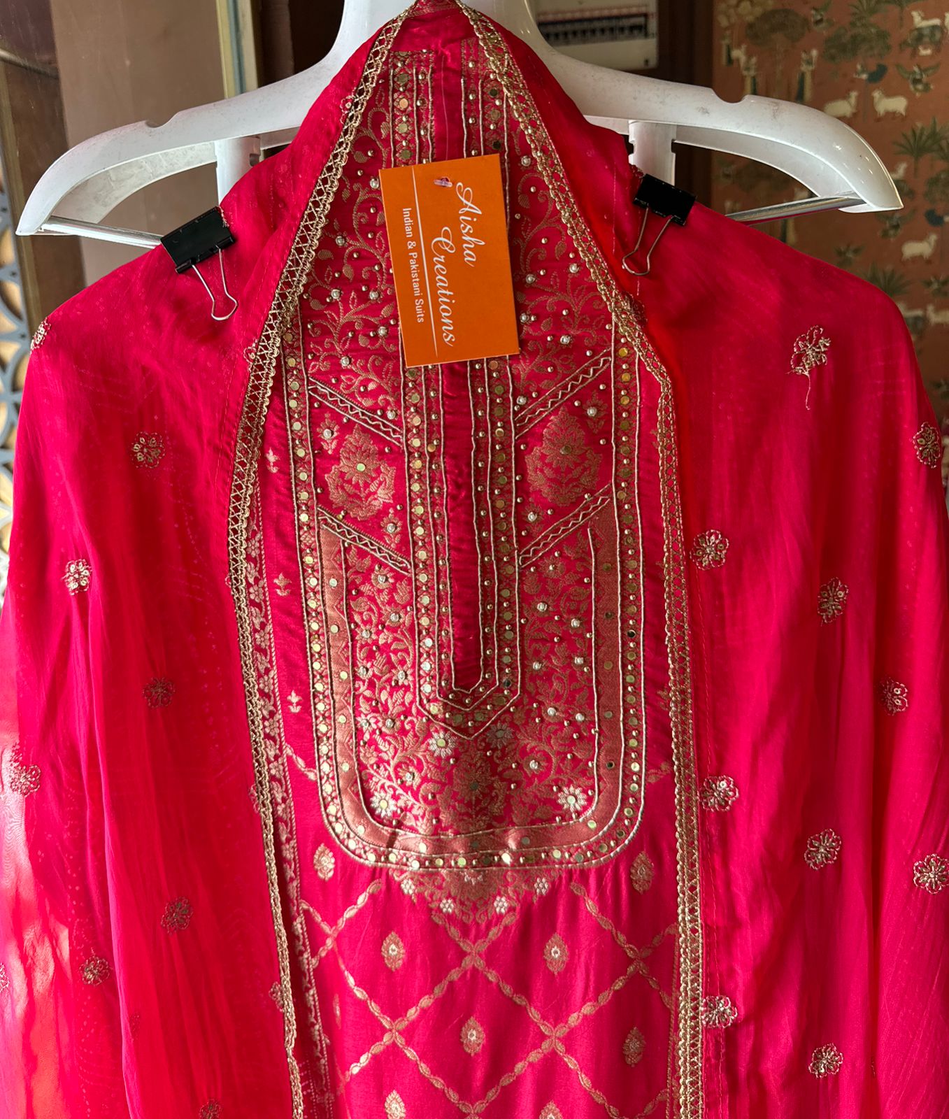Banarsi Silk gold Weaving Shirt