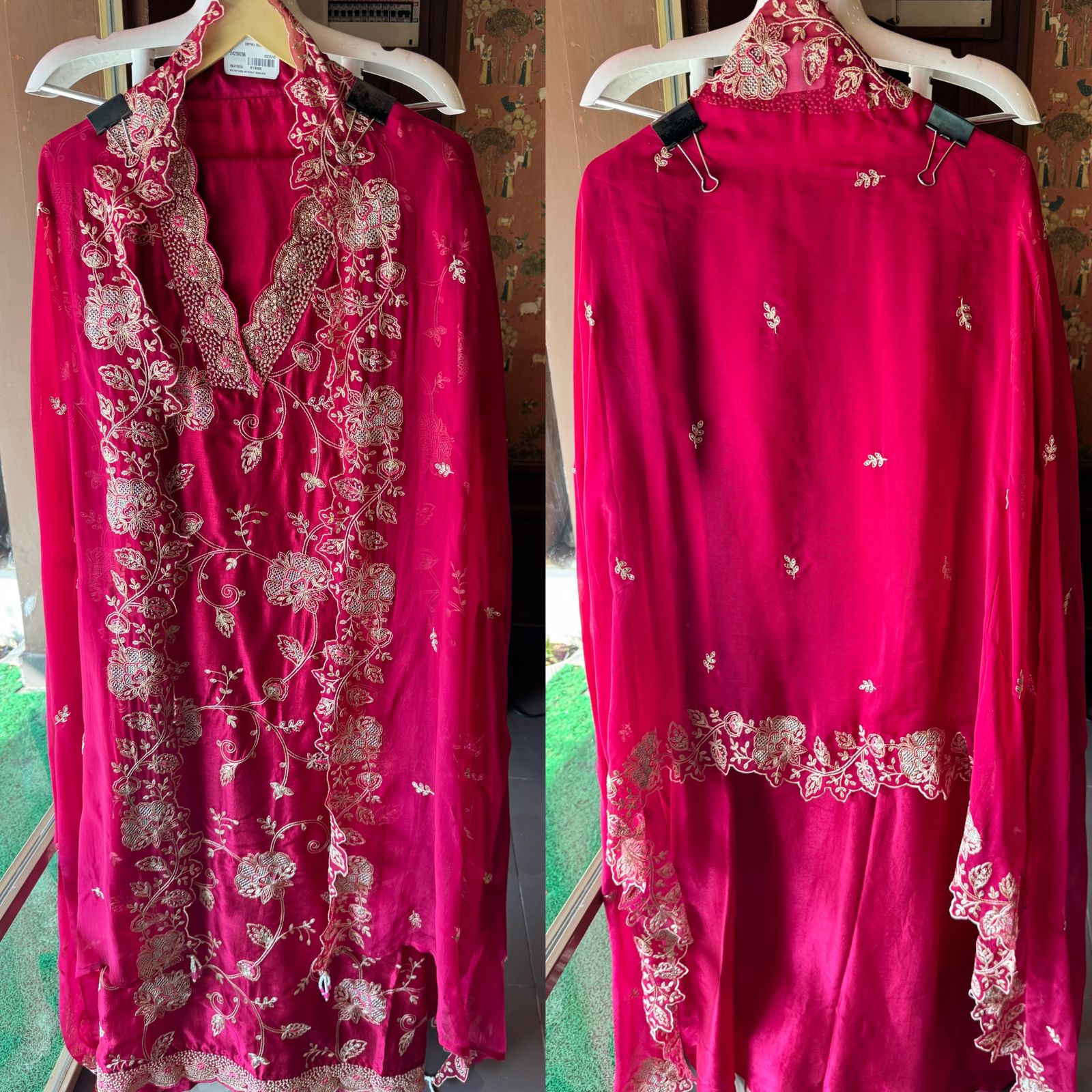 Show our new embroidered Silk Collection