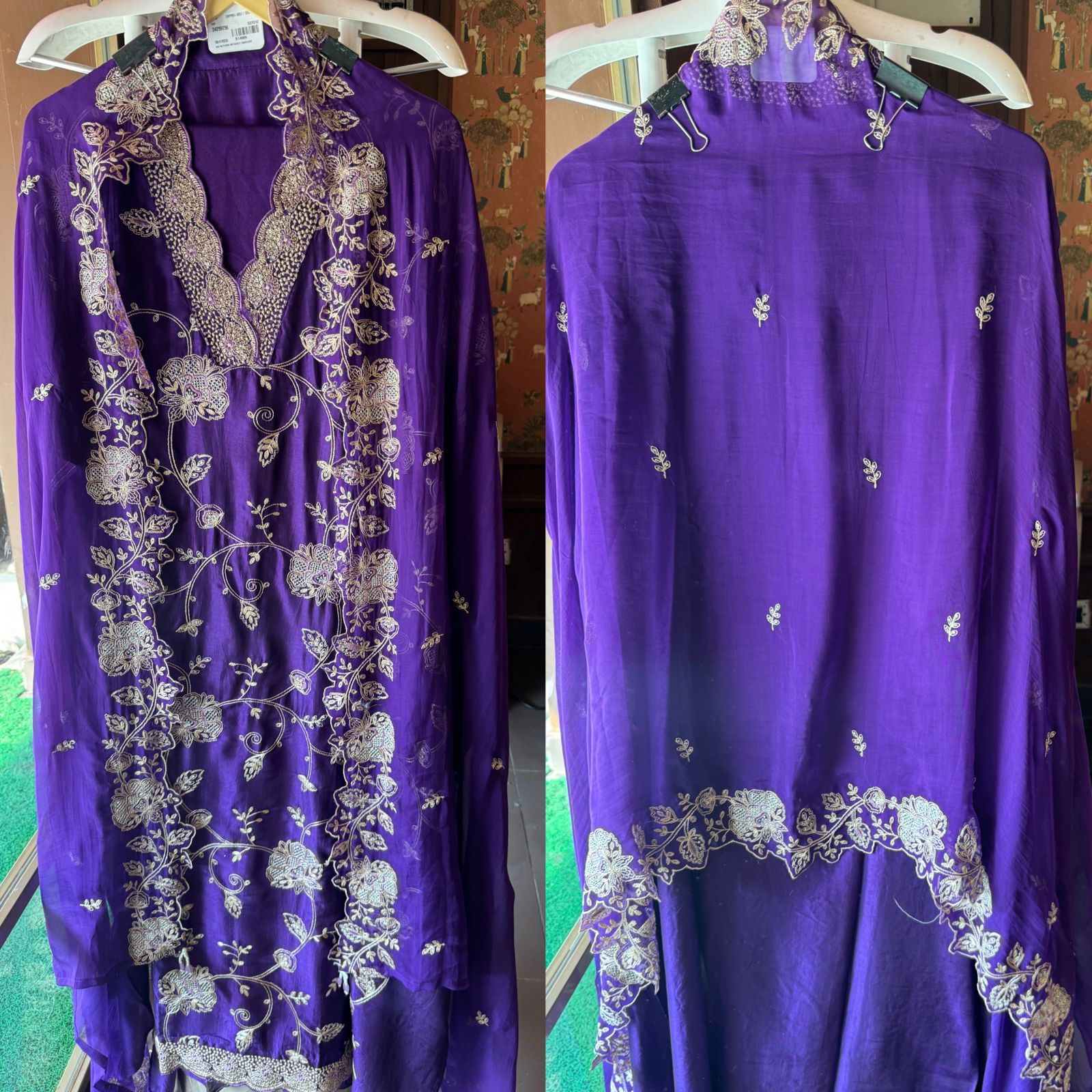 Show our new embroidered Silk Collection