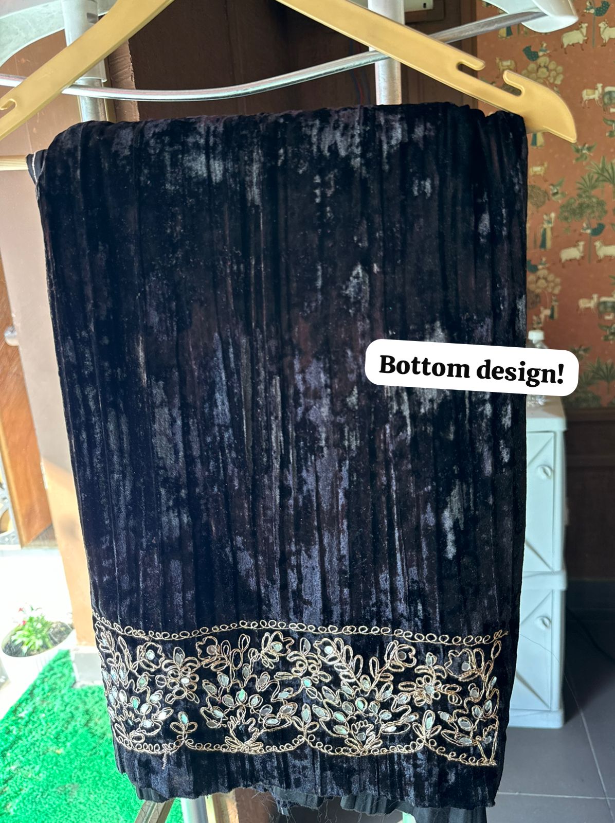 SHOP OUR BEST SELLING CRUSHED VELVET MIRROR WORK SUITS