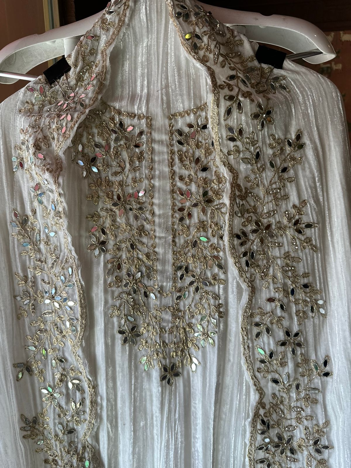 SHOP OUR BEST SELLING CRUSHED VELVET MIRROR WORK SUITS