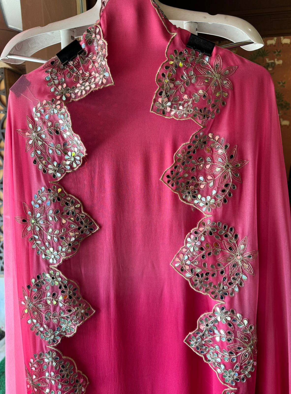 Ombre shaded Pure Georgette shirt