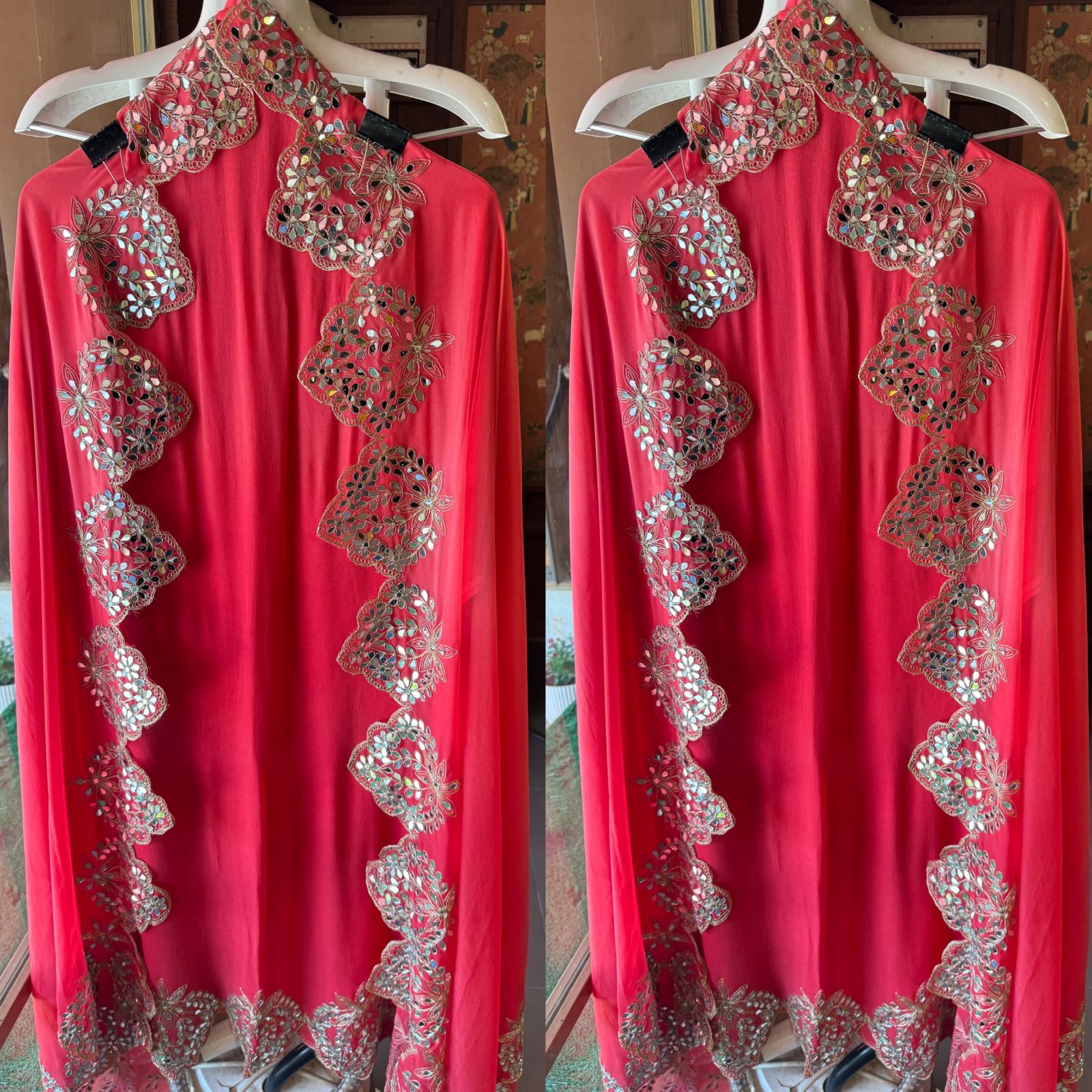 Ombre shaded Pure Georgette shirt