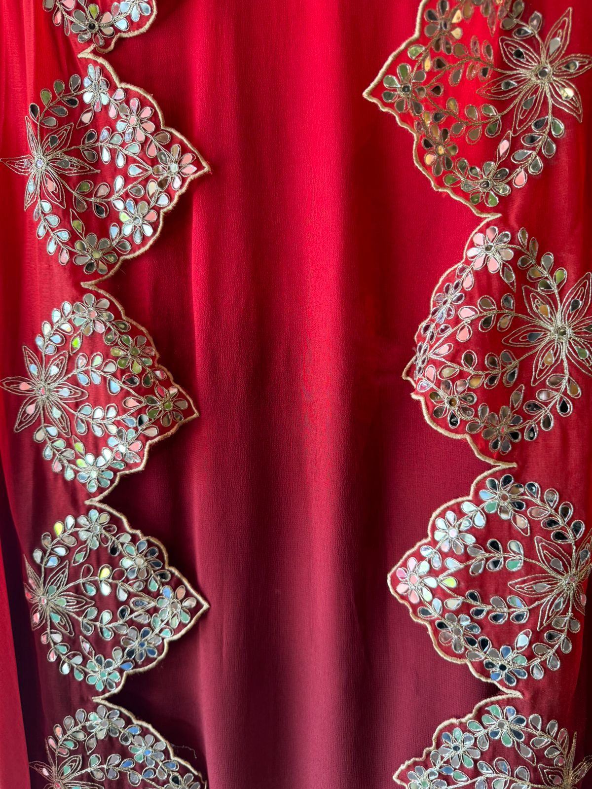 Ombre shaded Pure Georgette shirt