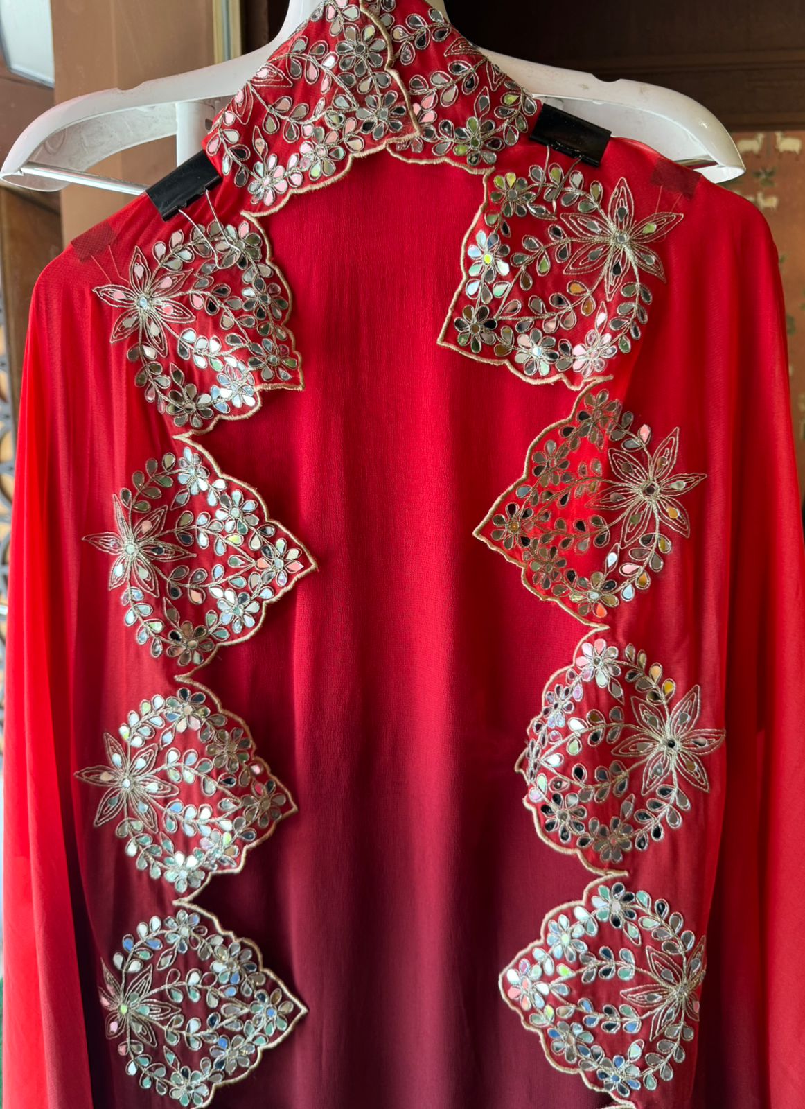 Ombre shaded Pure Georgette shirt