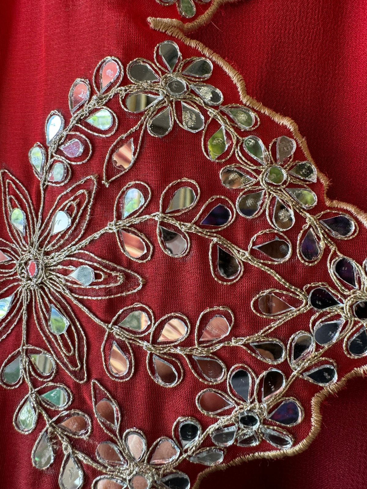 Ombre shaded Pure Georgette shirt