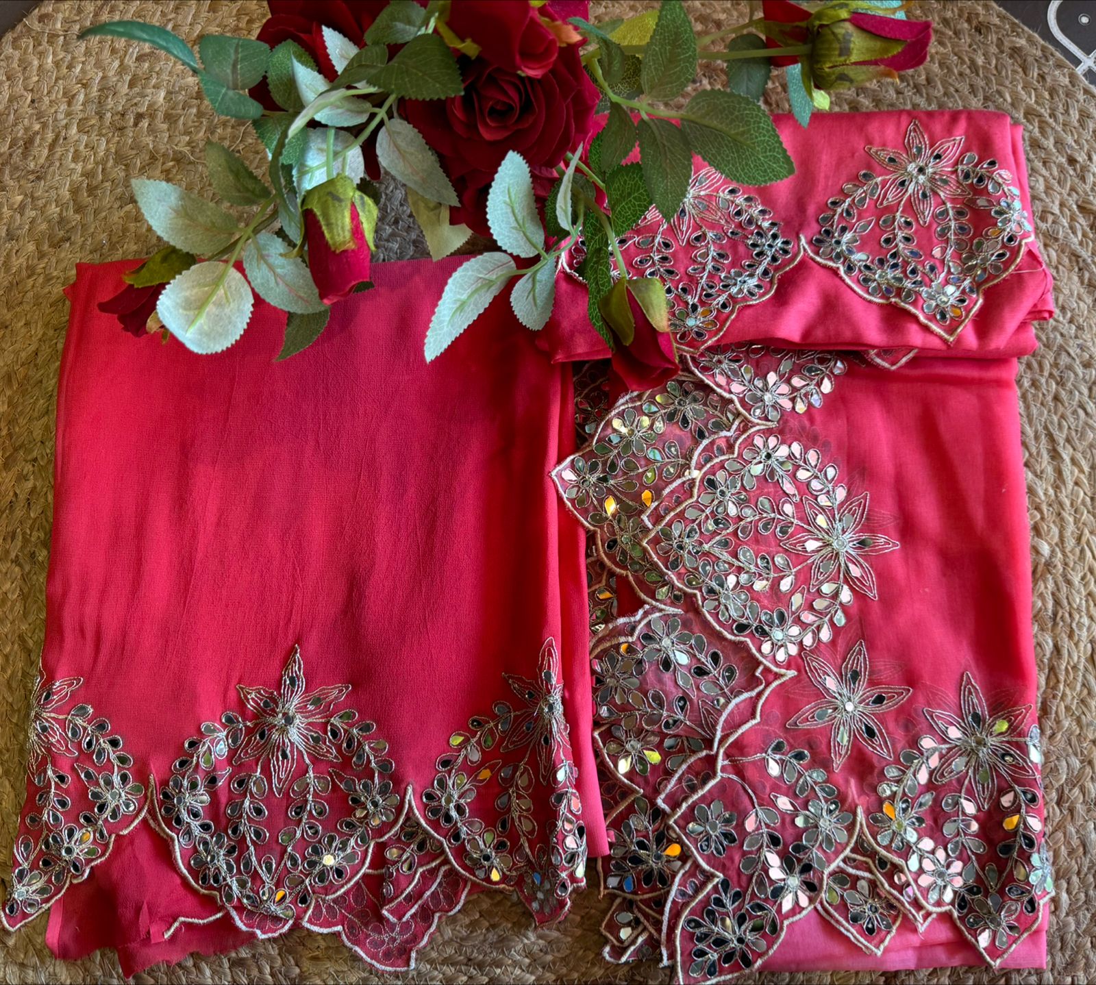 Ombre shaded Pure Georgette shirt