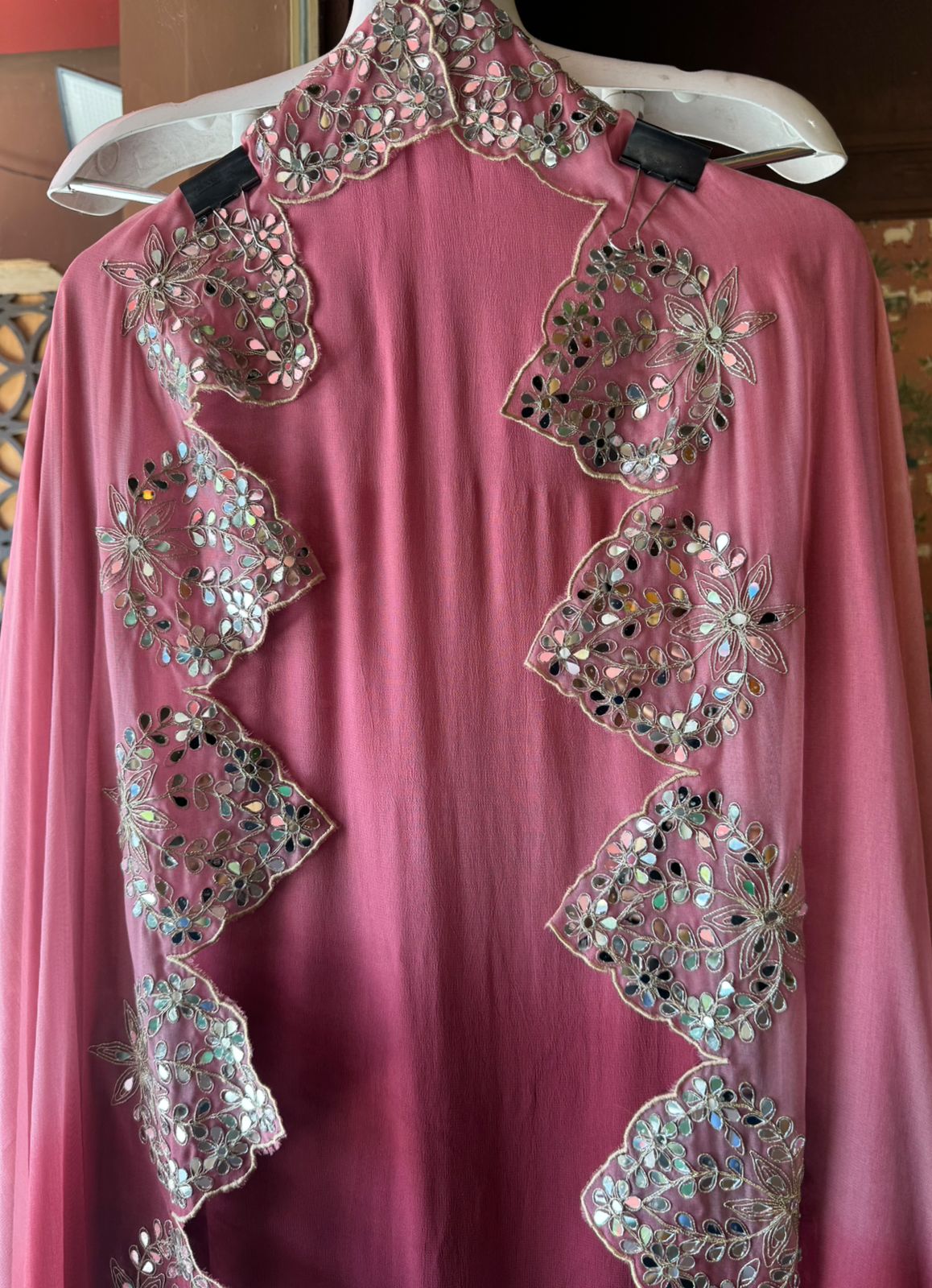 Ombre shaded Pure Georgette shirt