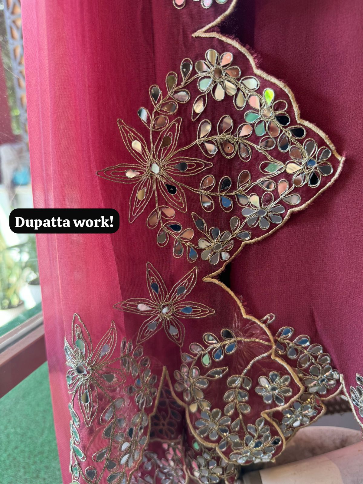 Ombre shaded Pure Georgette shirt