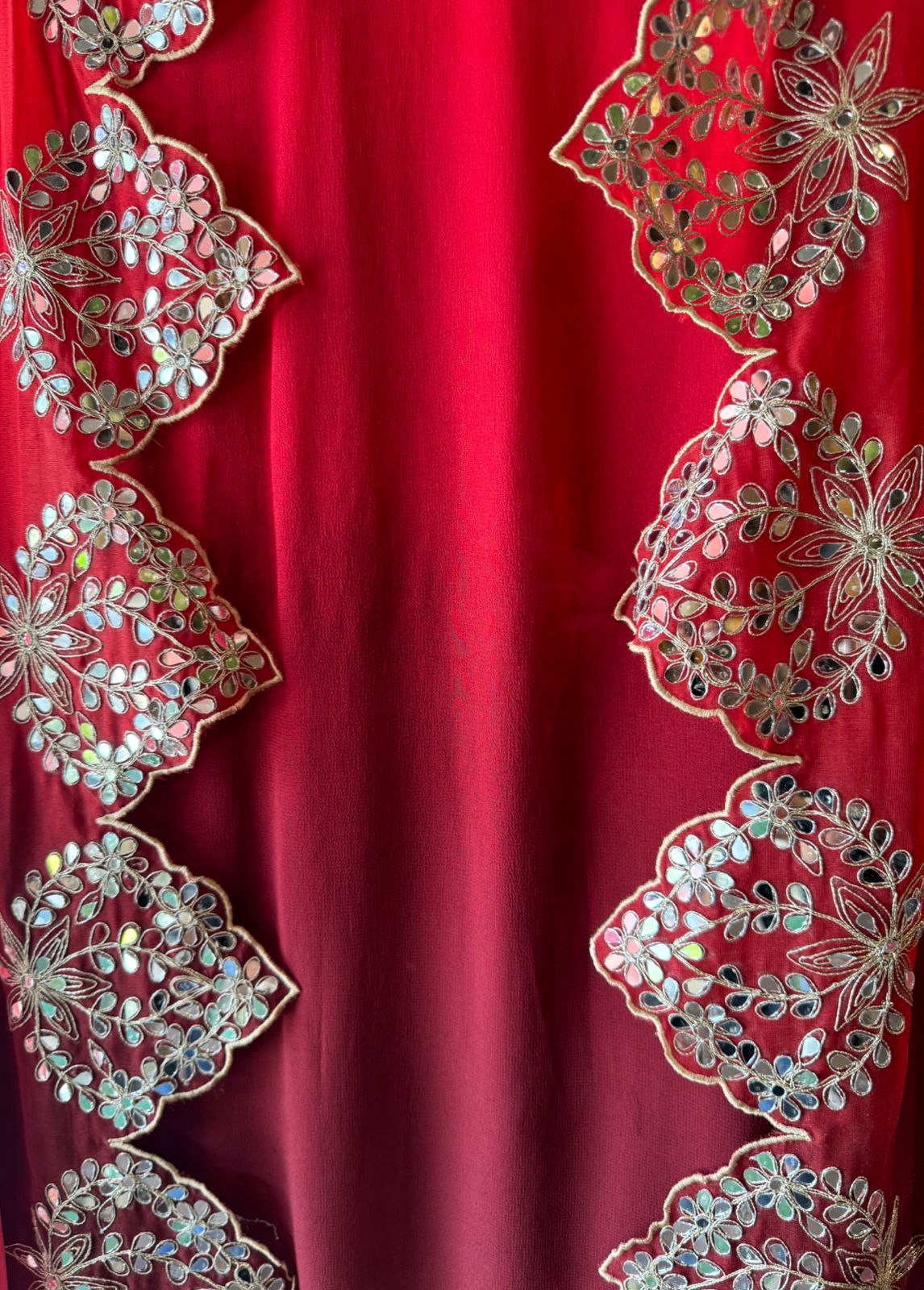 Ombre shaded Pure Georgette shirt