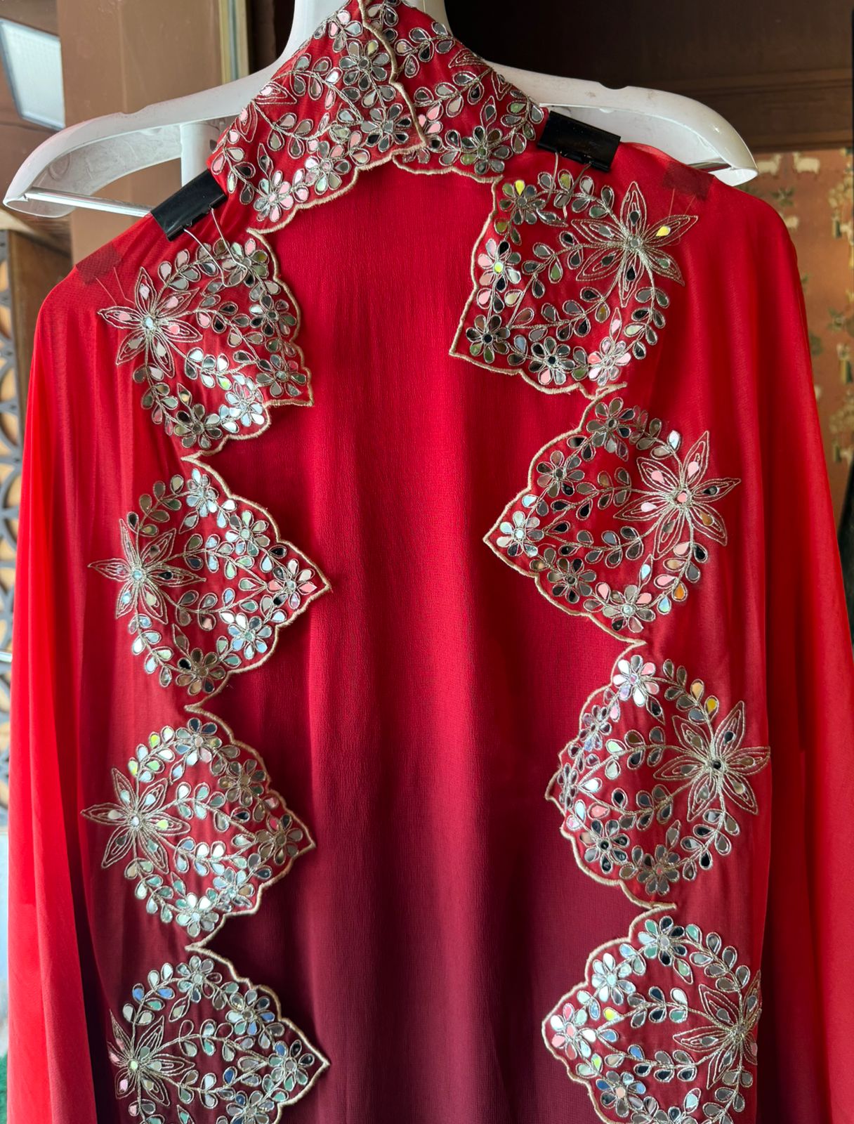 Ombre shaded Pure Georgette shirt