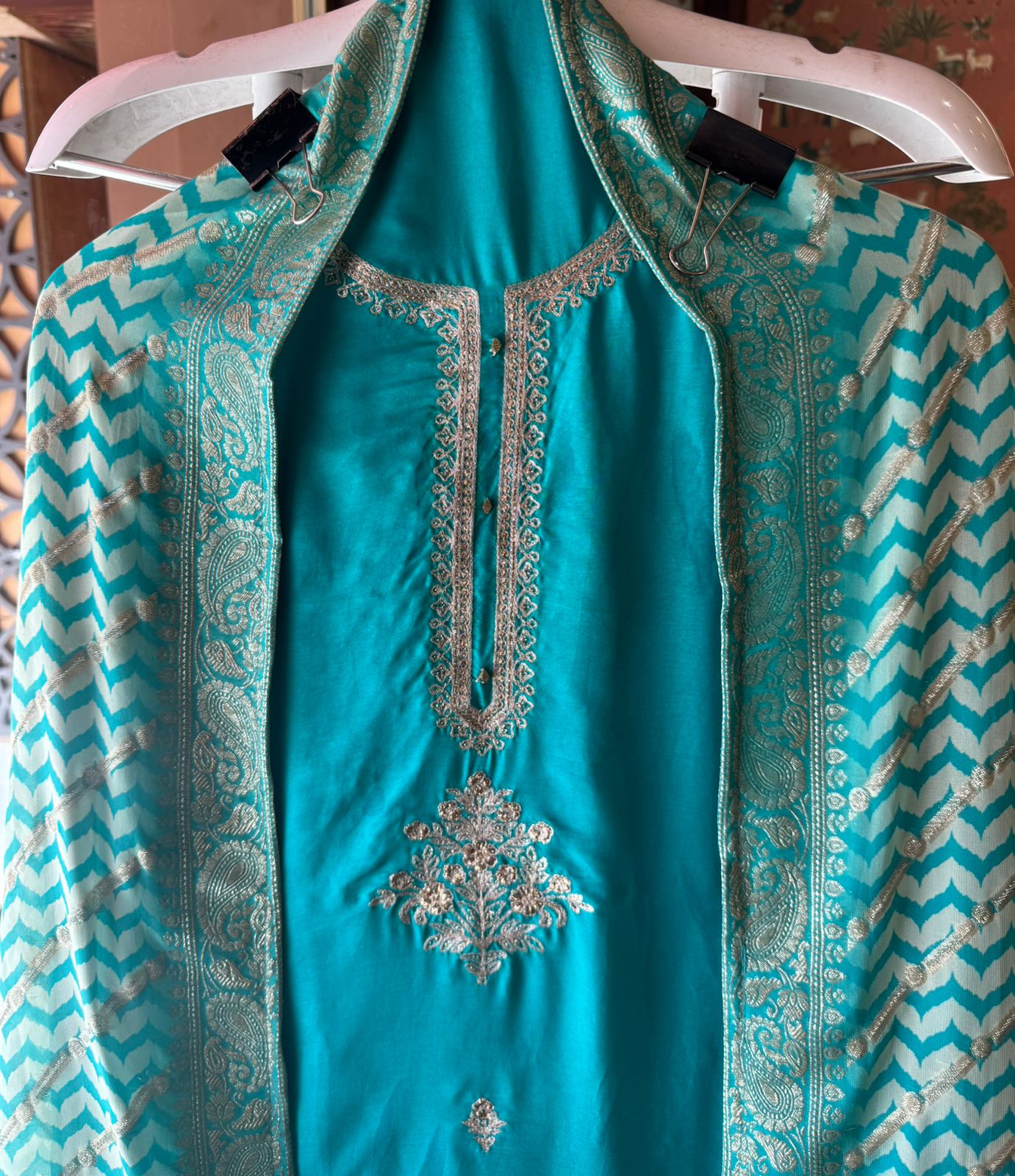 Pure Silk Unstitched Shirt