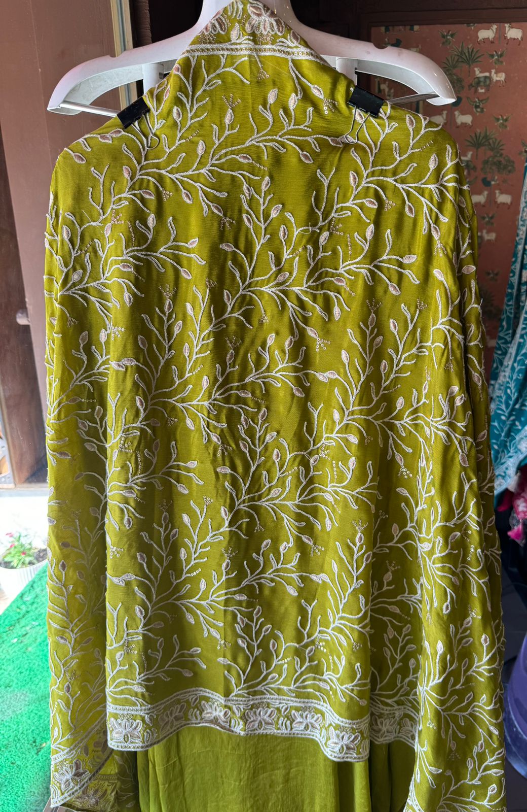 Pure chinon heavily embroidered collection