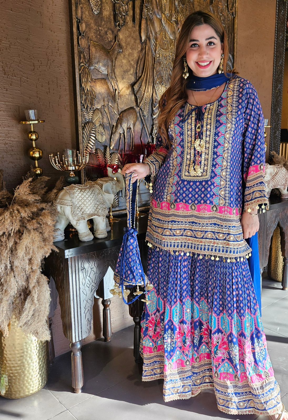 Shop our New range of Sharara sets on pure crepe