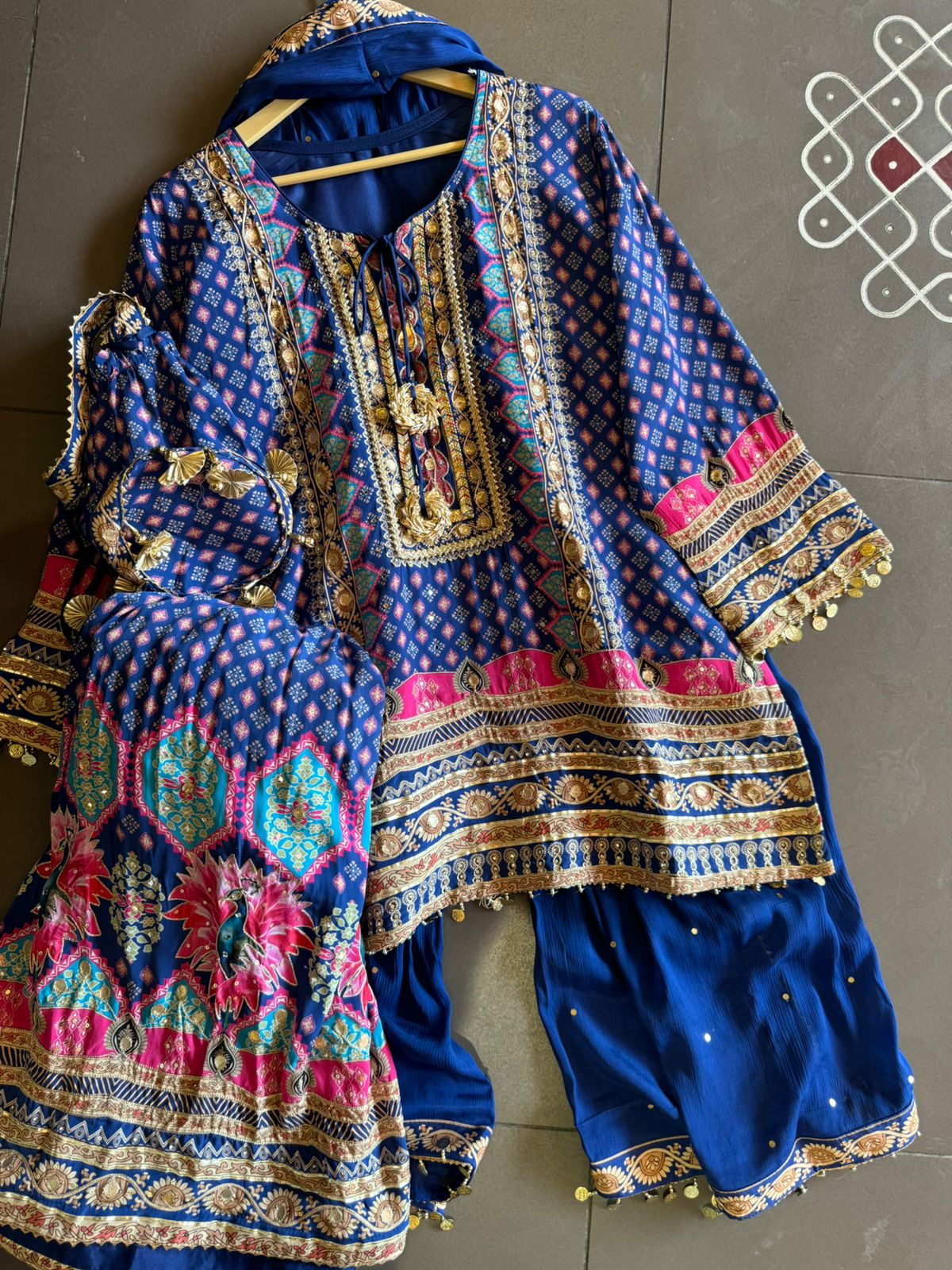 Shop our New range of Sharara sets on pure crepe