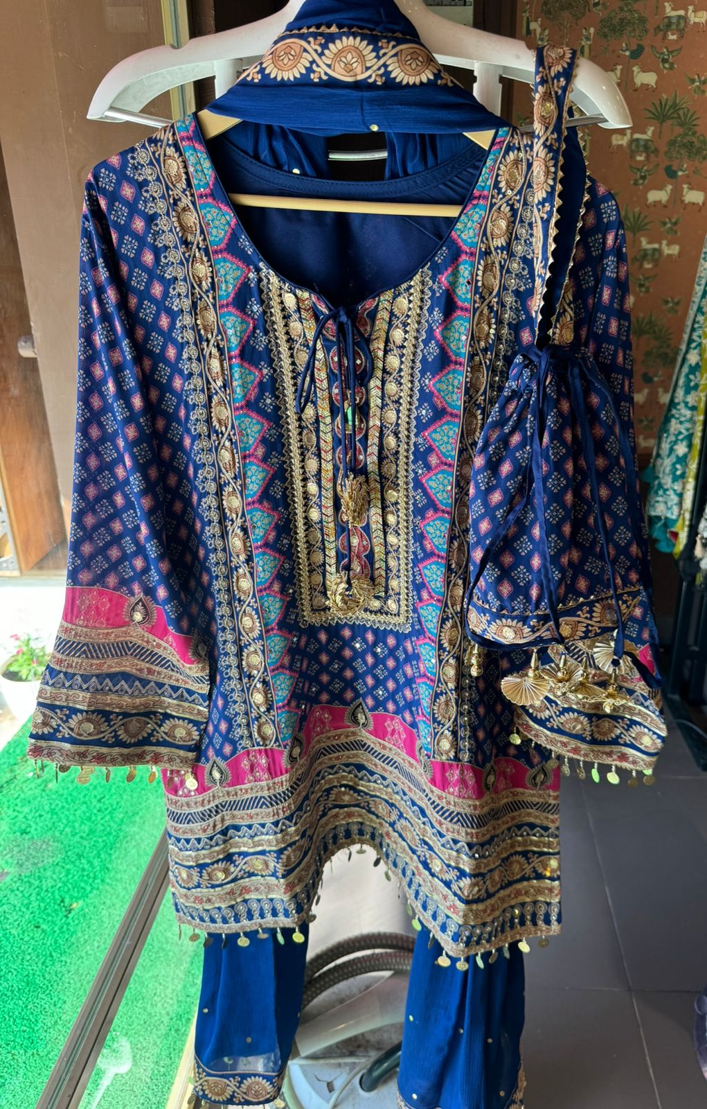 Shop our New range of Sharara sets on pure crepe