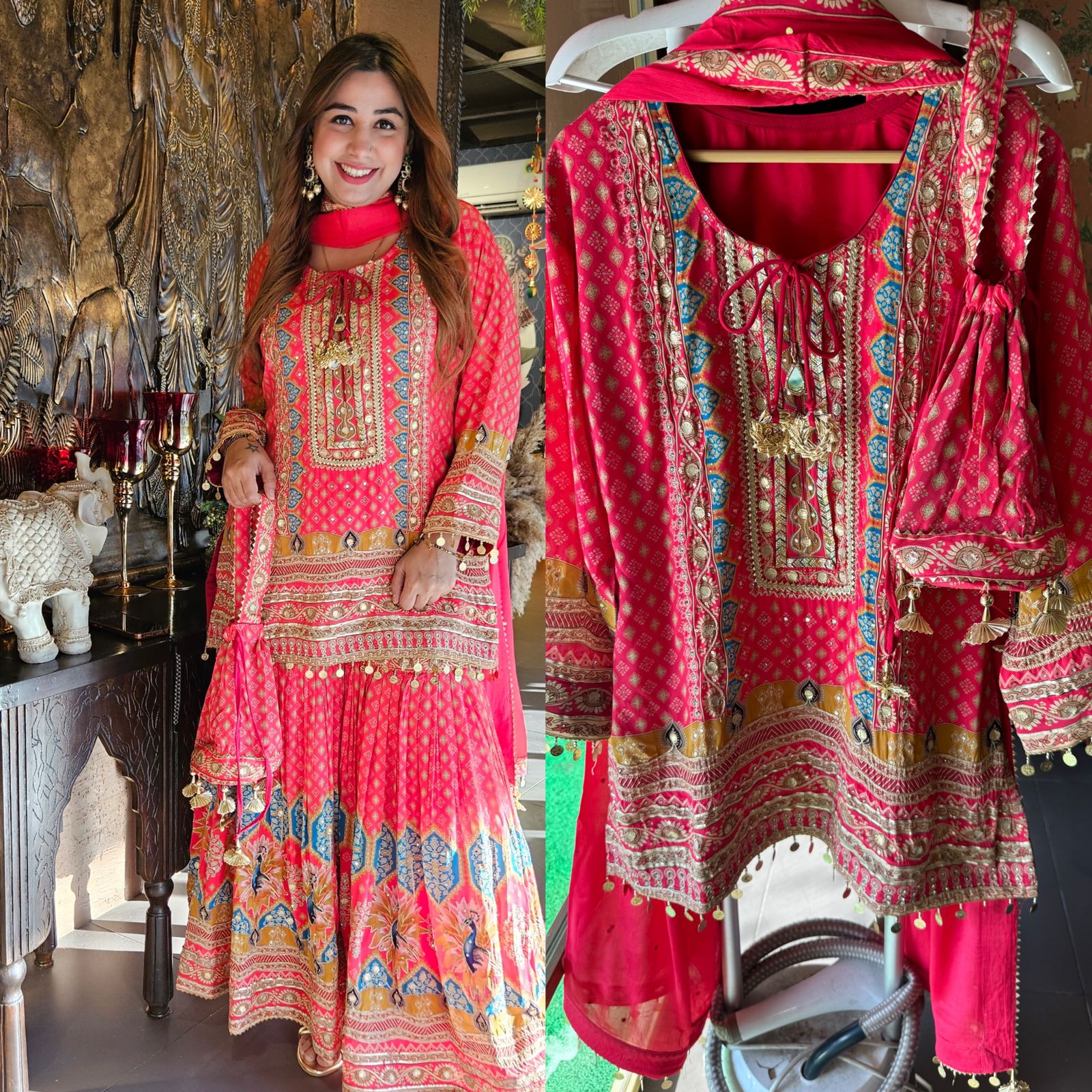 Shop our New range of Sharara sets on pure crepe