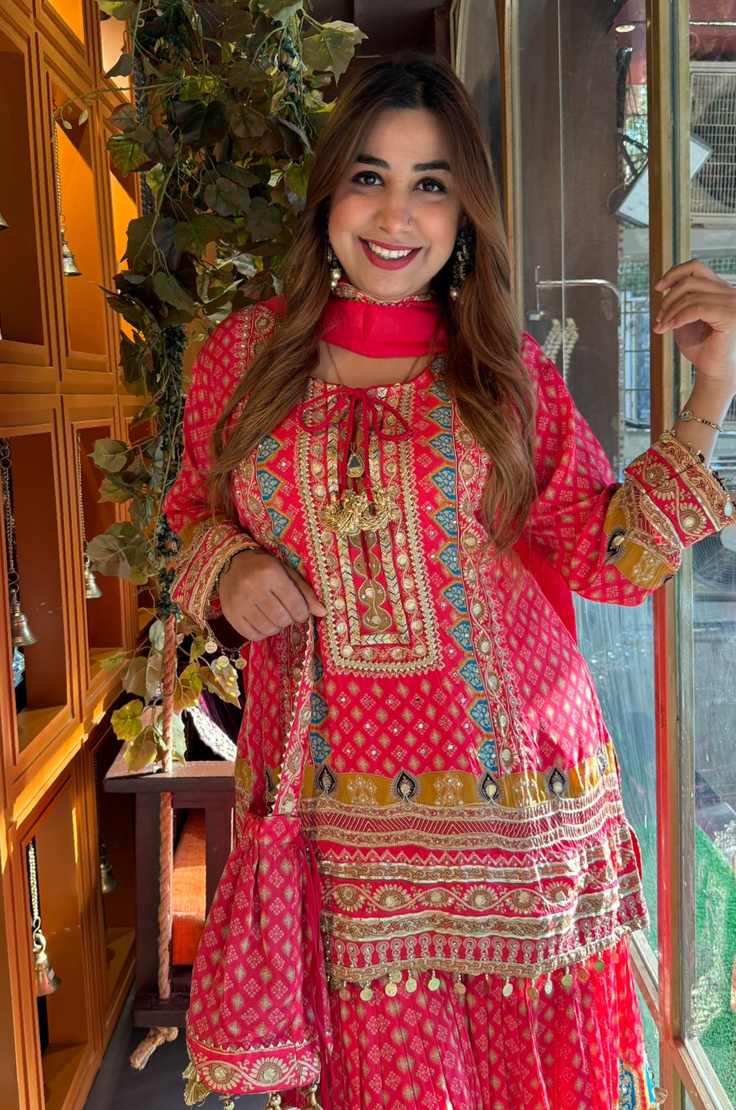 Shop our New range of Sharara sets on pure crepe