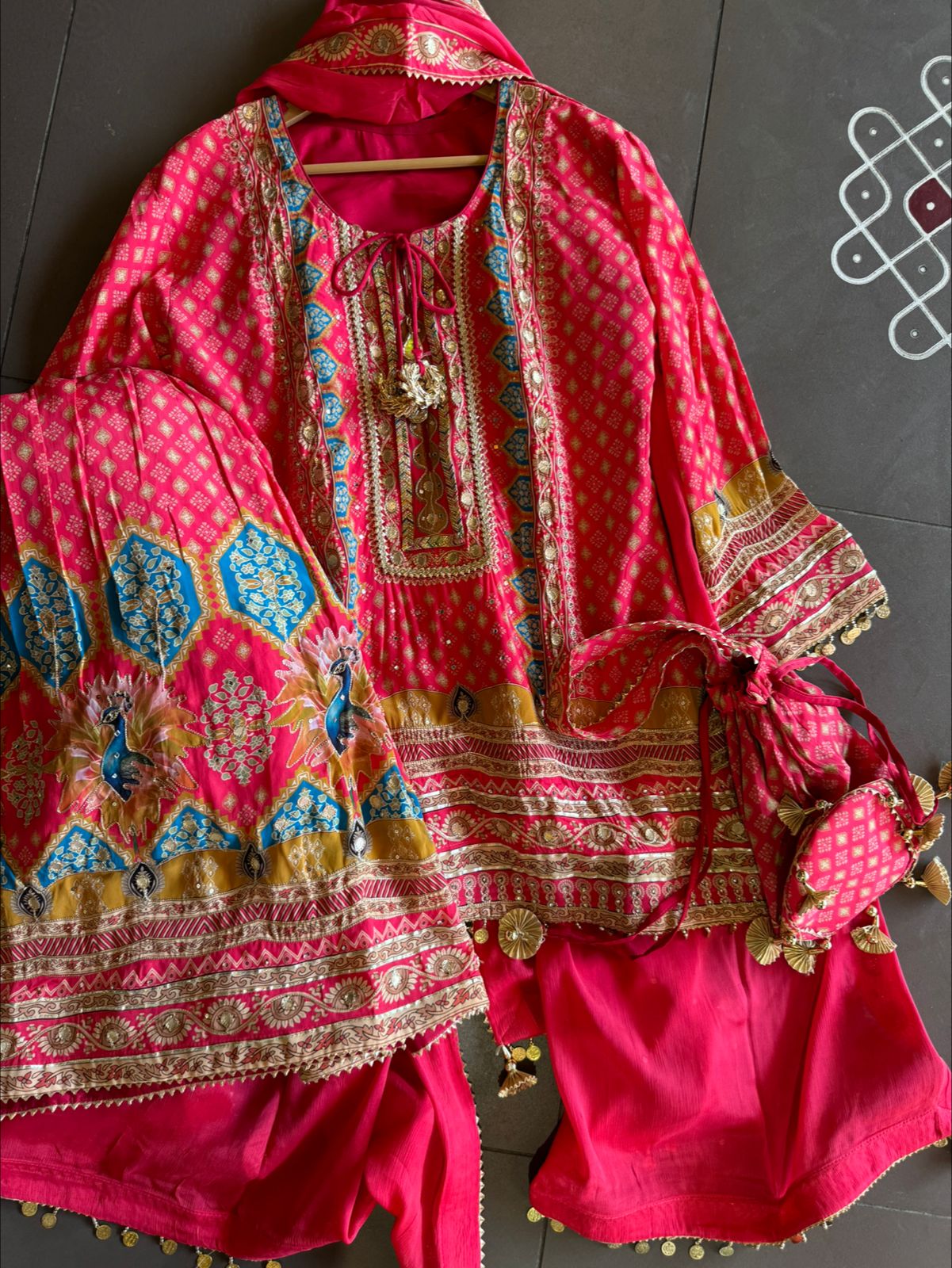 Shop our New range of Sharara sets on pure crepe