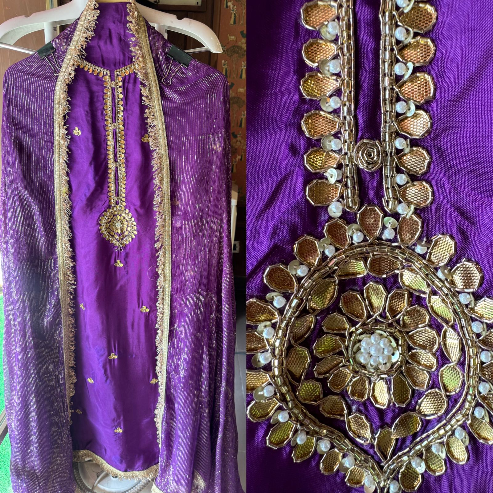 Pure Soft Silk Unstitched Shirt