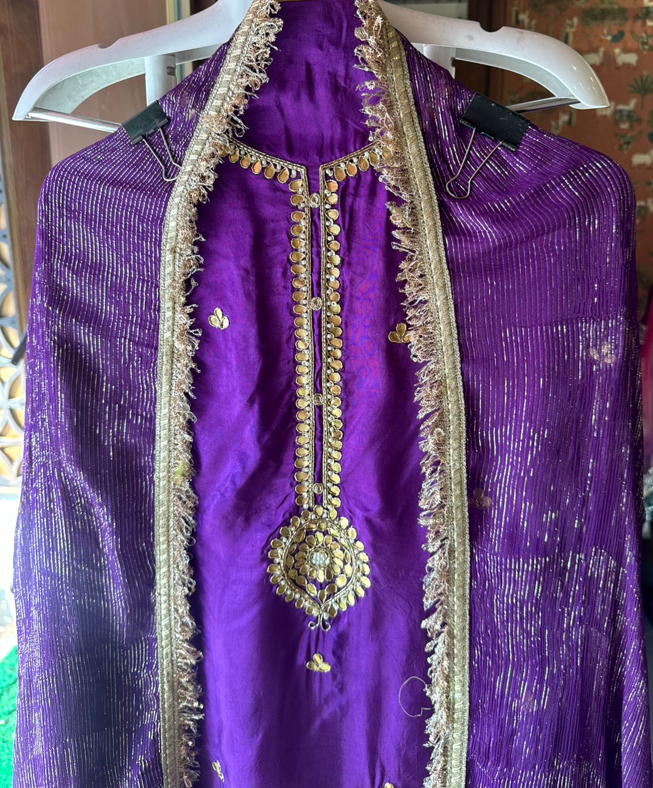 Pure Soft Silk Unstitched Shirt