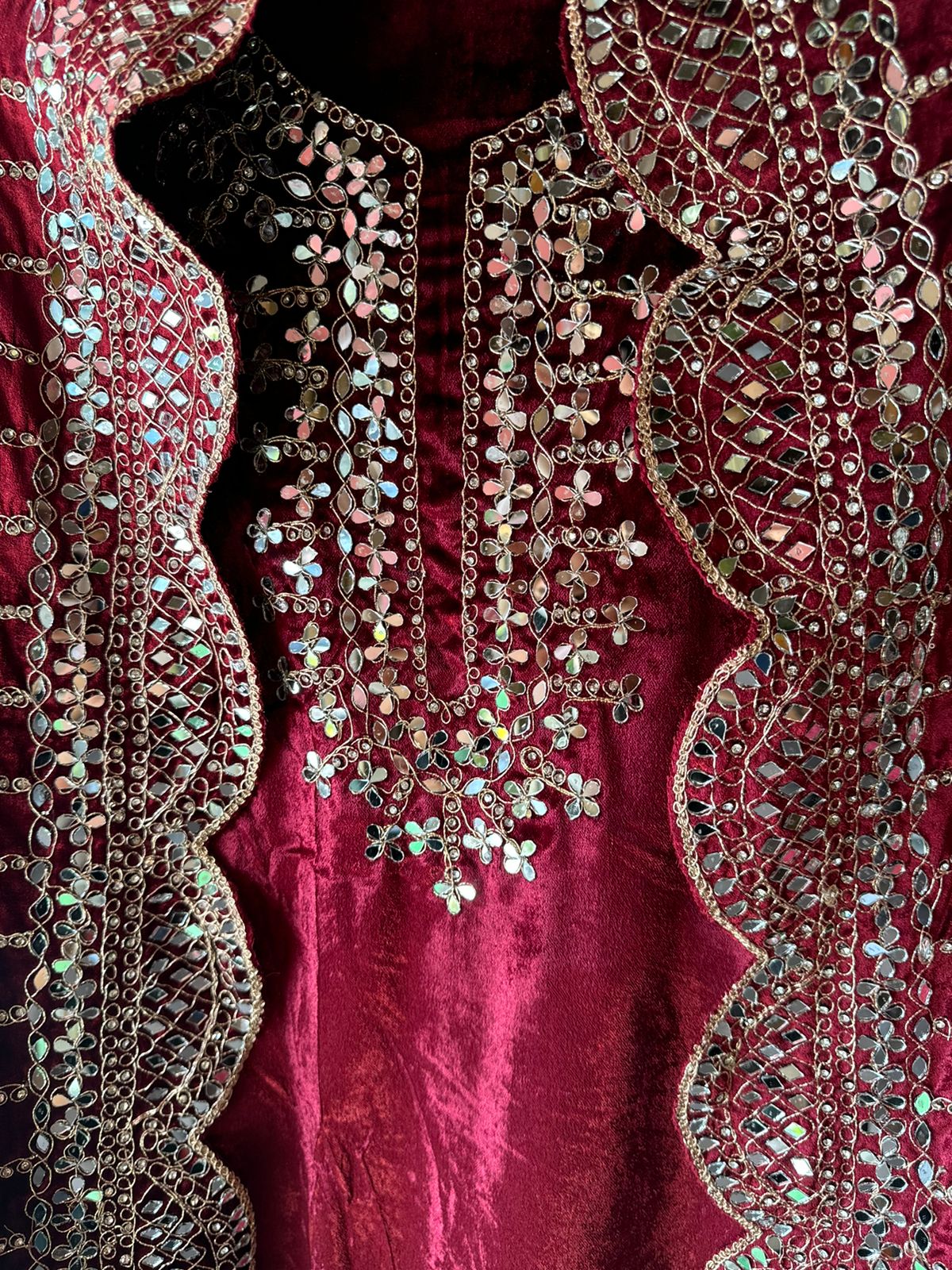 Pure micro velvet plain shirt