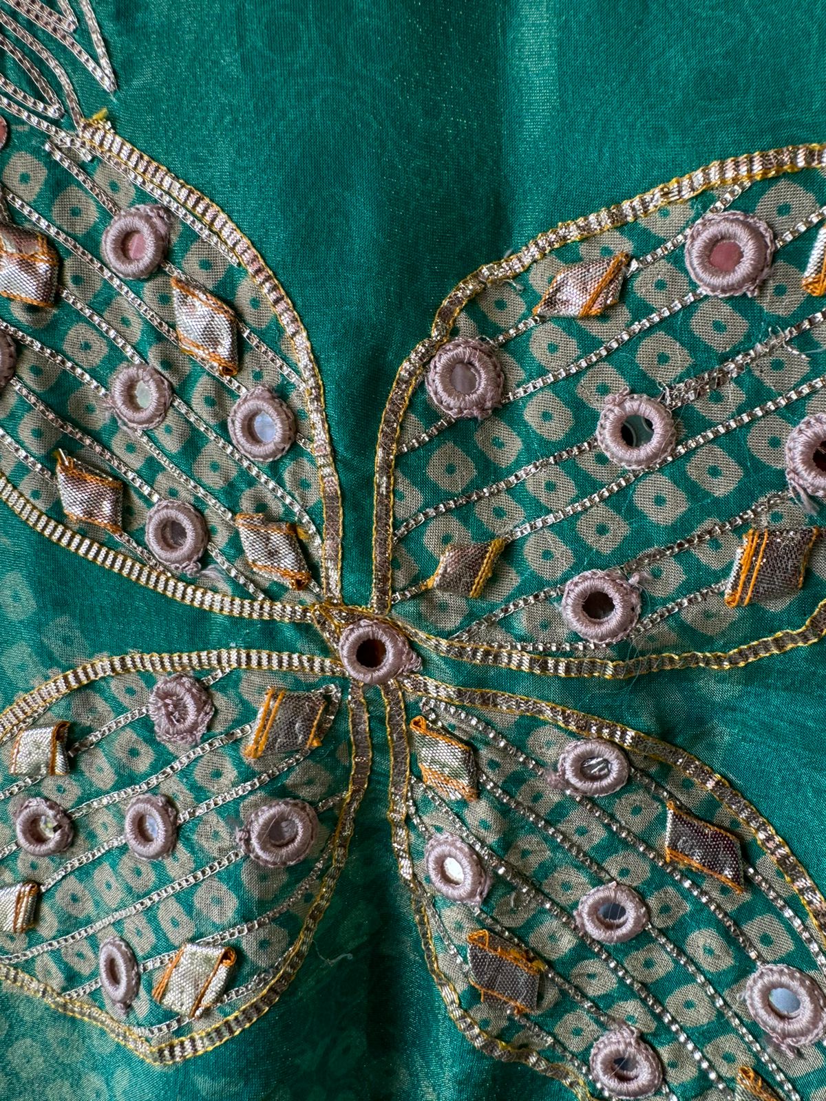 Pure shimmer tissue Unstitched full size shirt