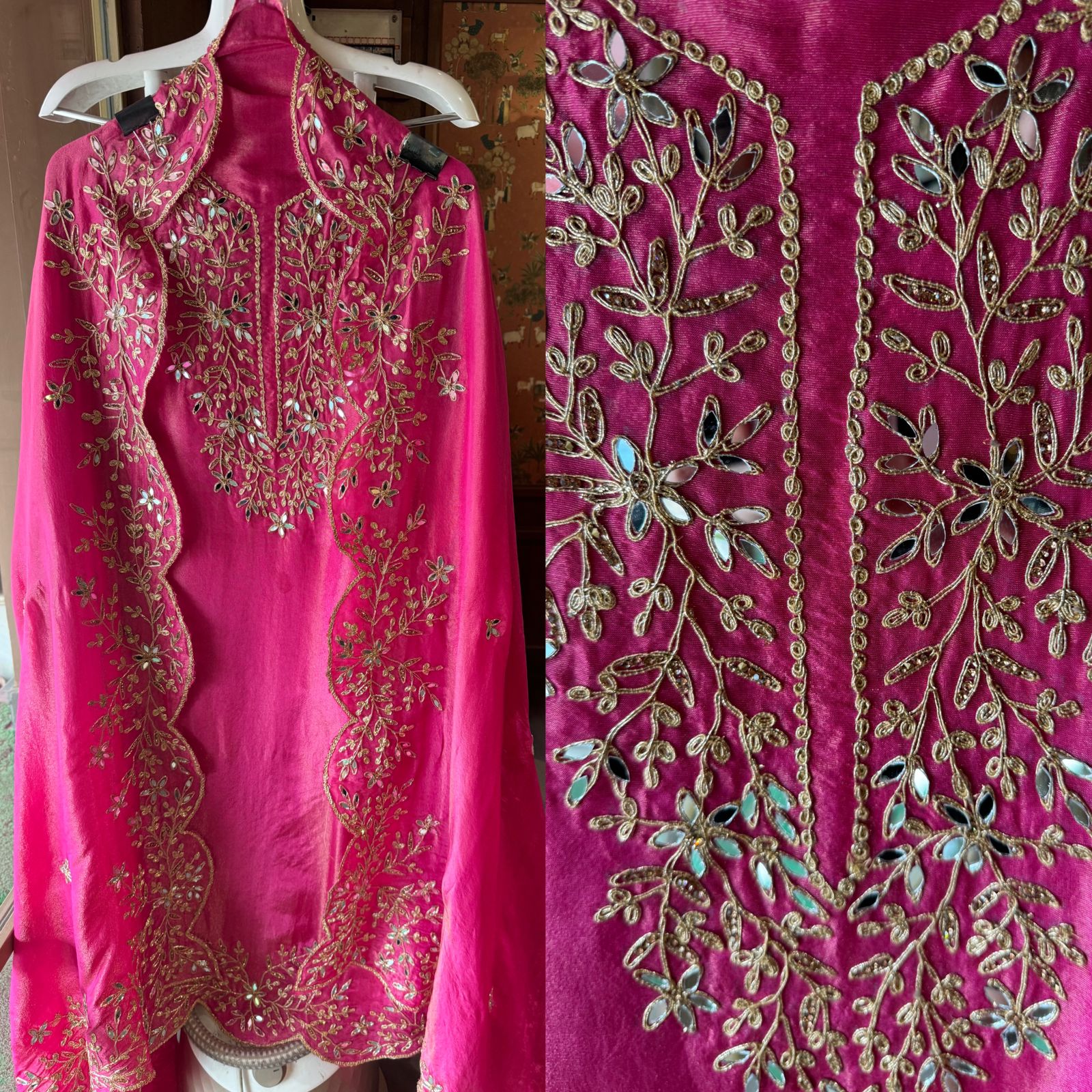 SHOP OUR BEST SELLING TISSUE MIRROR WORK SUITS