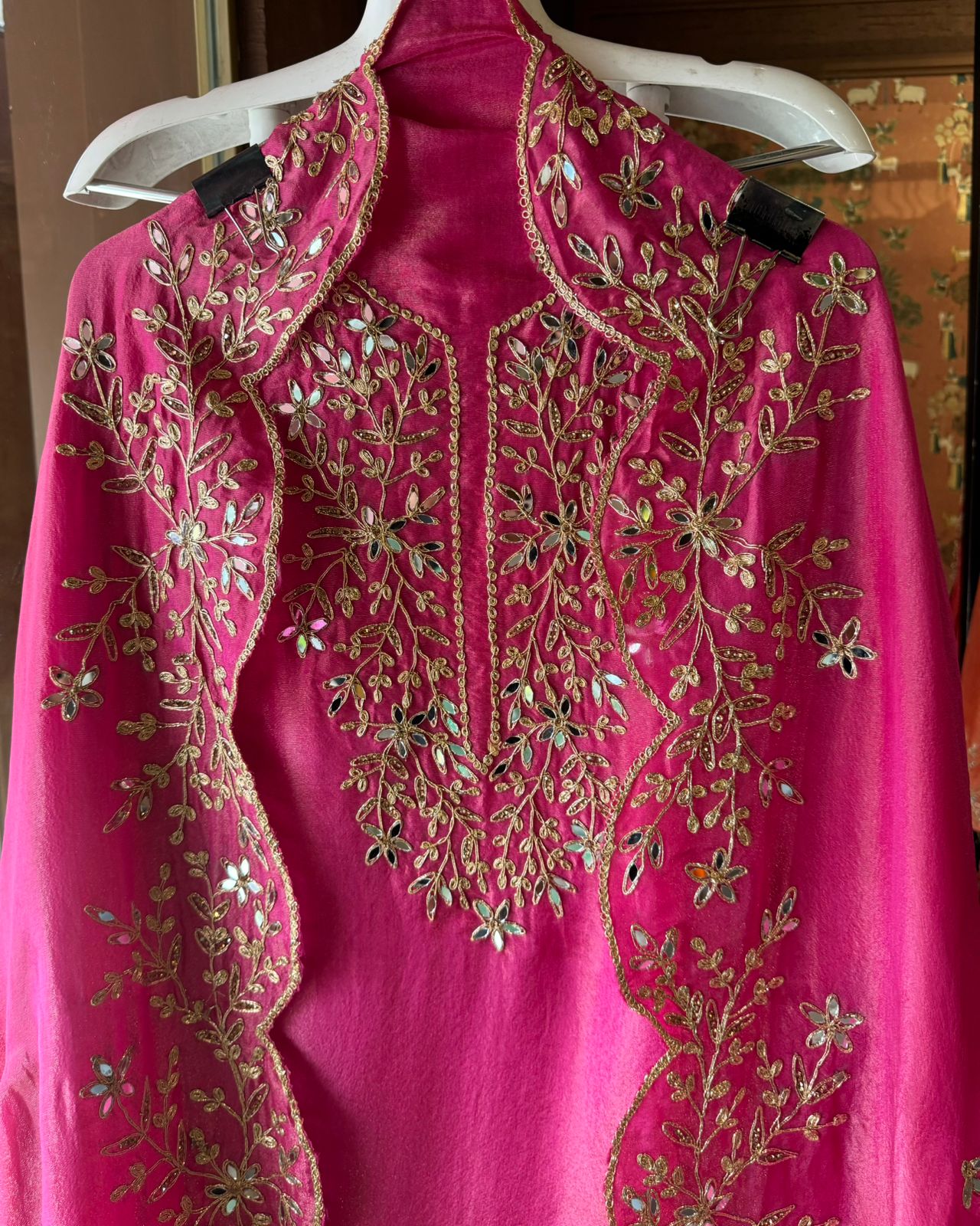 SHOP OUR BEST SELLING TISSUE MIRROR WORK SUITS