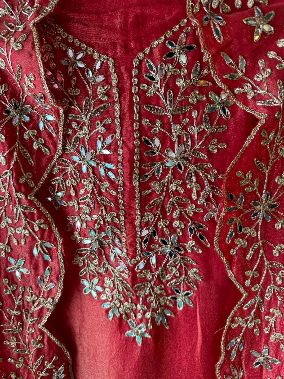 SHOP OUR BEST SELLING TISSUE MIRROR WORK SUITS