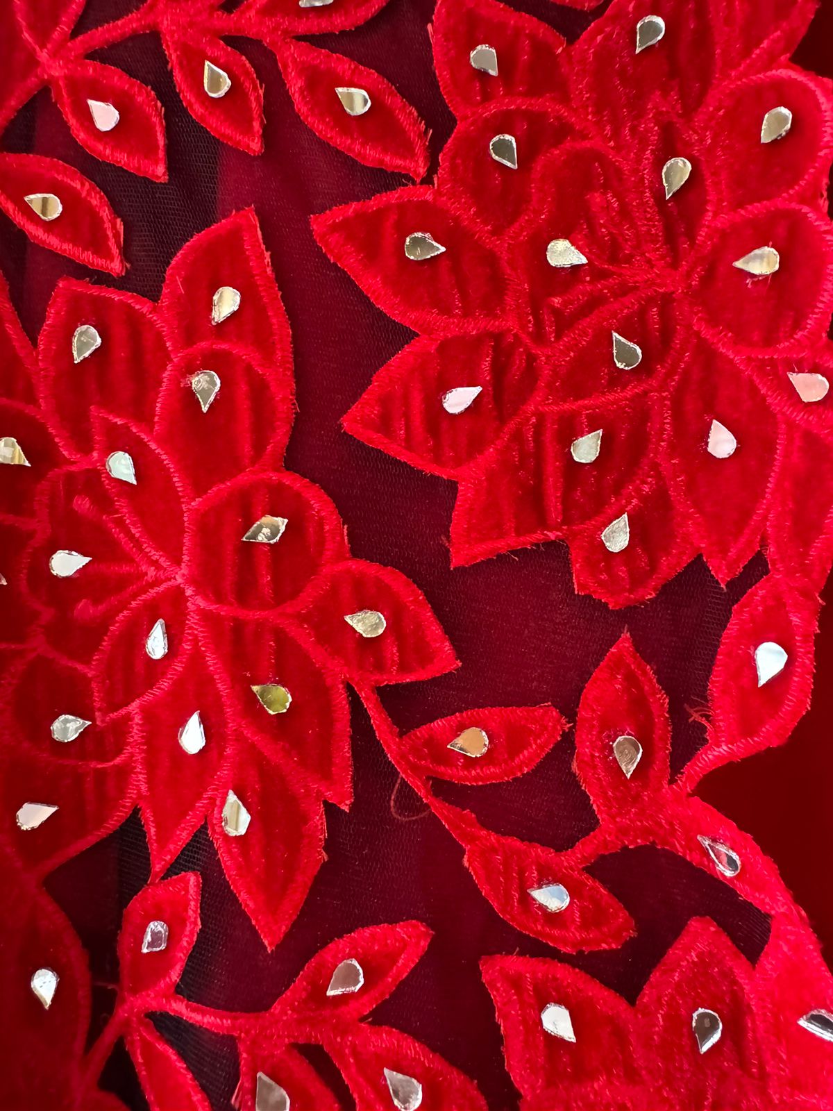 Pure silk velvet shirt