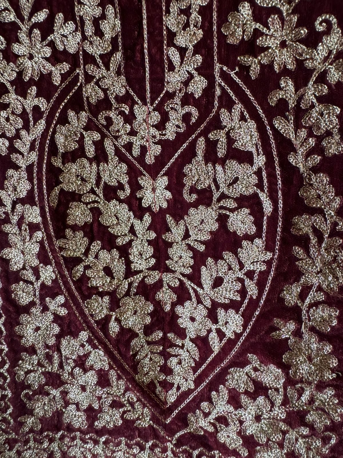 Pure Silk velvet Unstitched shirt