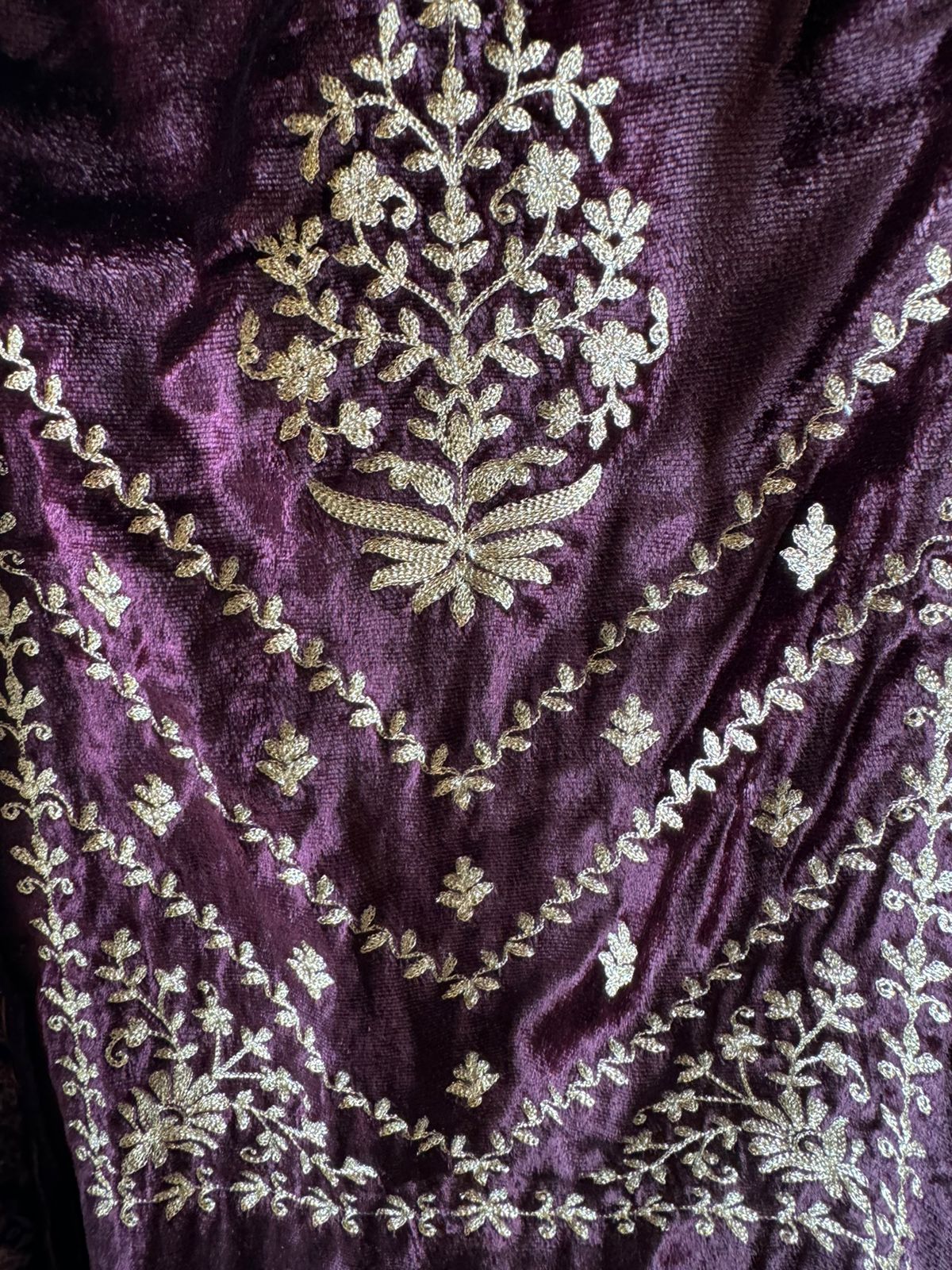 Shop our latest launch this winters of velvet suits with brasso shawls