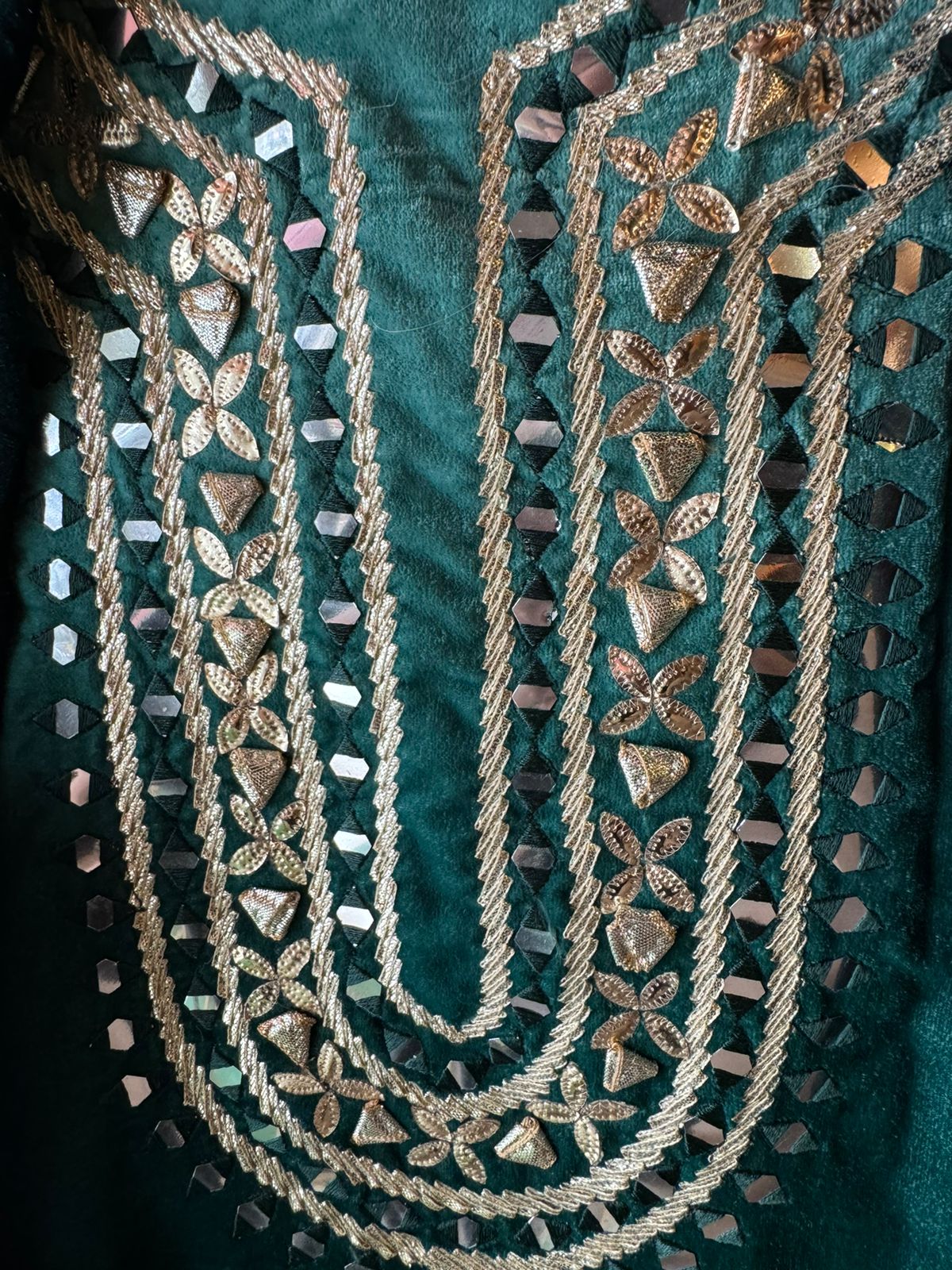 Silk velvet Unstitched Ombre shaded velvet suits